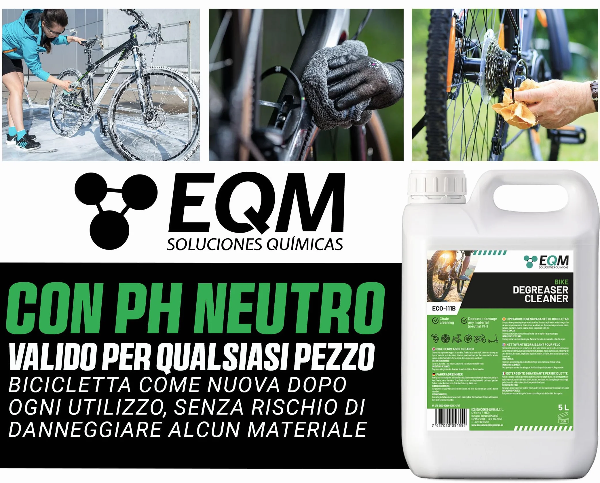 Sgrassatore Neutro per Biciclette 5L ECO-111B