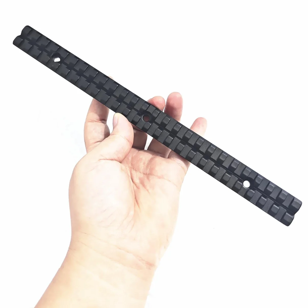 Picatinny Adattatore base in alluminio 21 mm 25 slot per cannocchiale da caccia