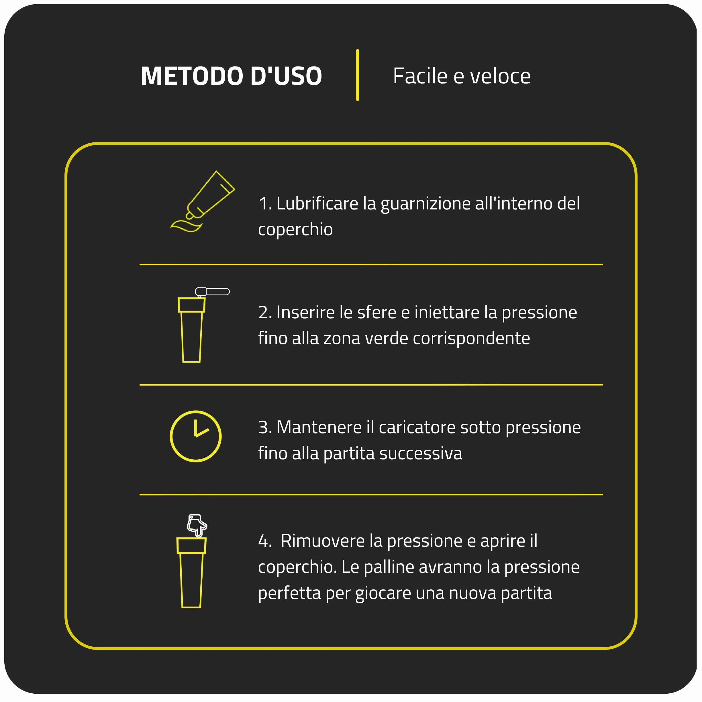 Pascal Box Pressurizzatore per palline da padel con pompa