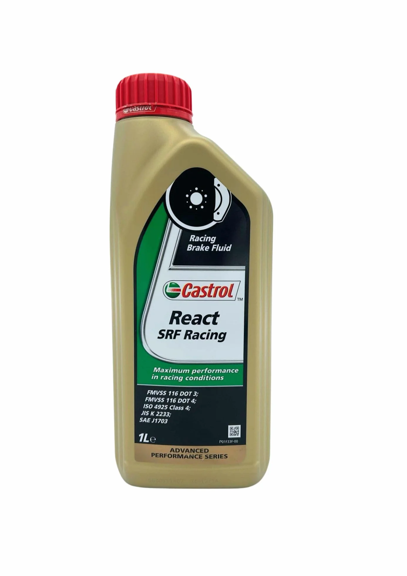 olio freni auto fluido per freni alte prestazioni Castrol React SRF Racing Confezione 2x1lt.
