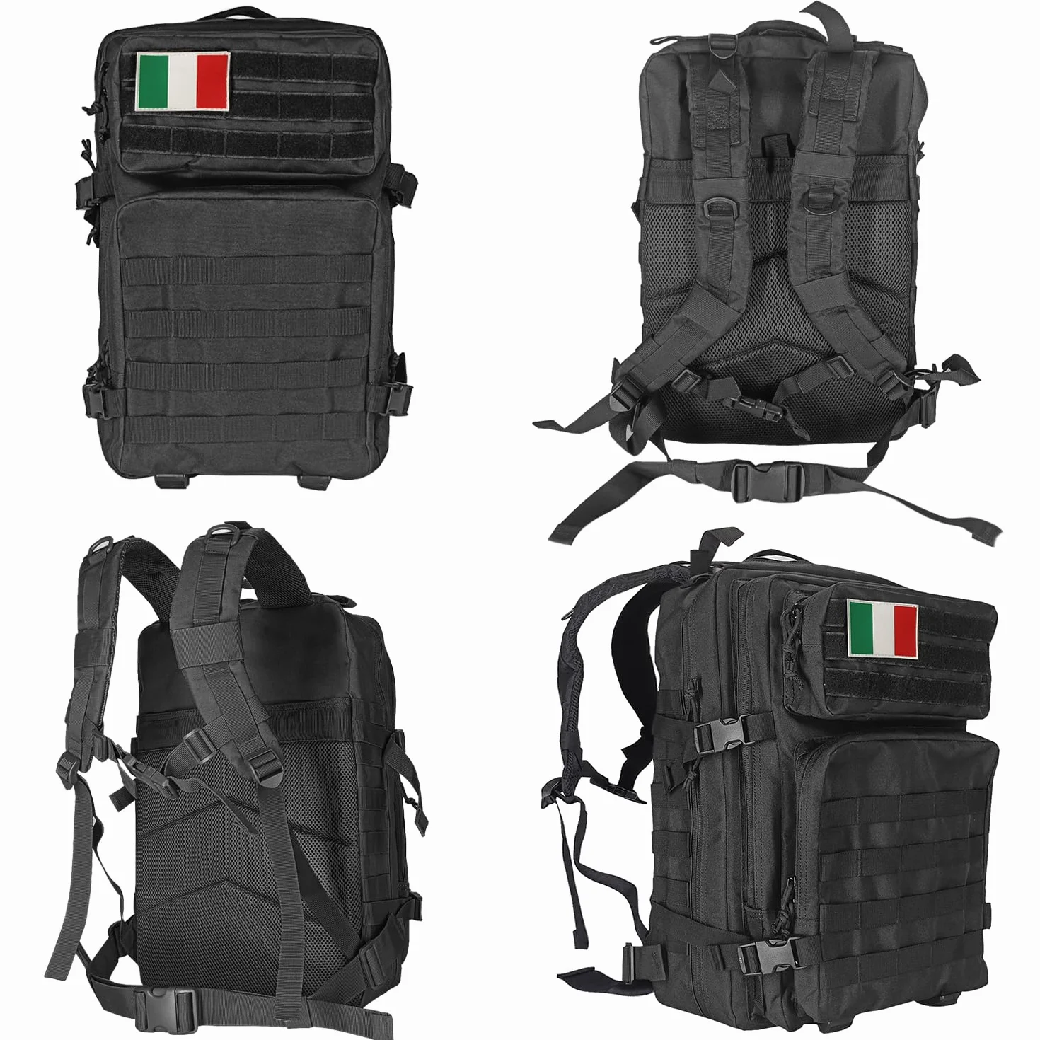 Oreunik Zaino Militare Tattico 45L Impermeabile Grande Viaggio Assalto Scuola