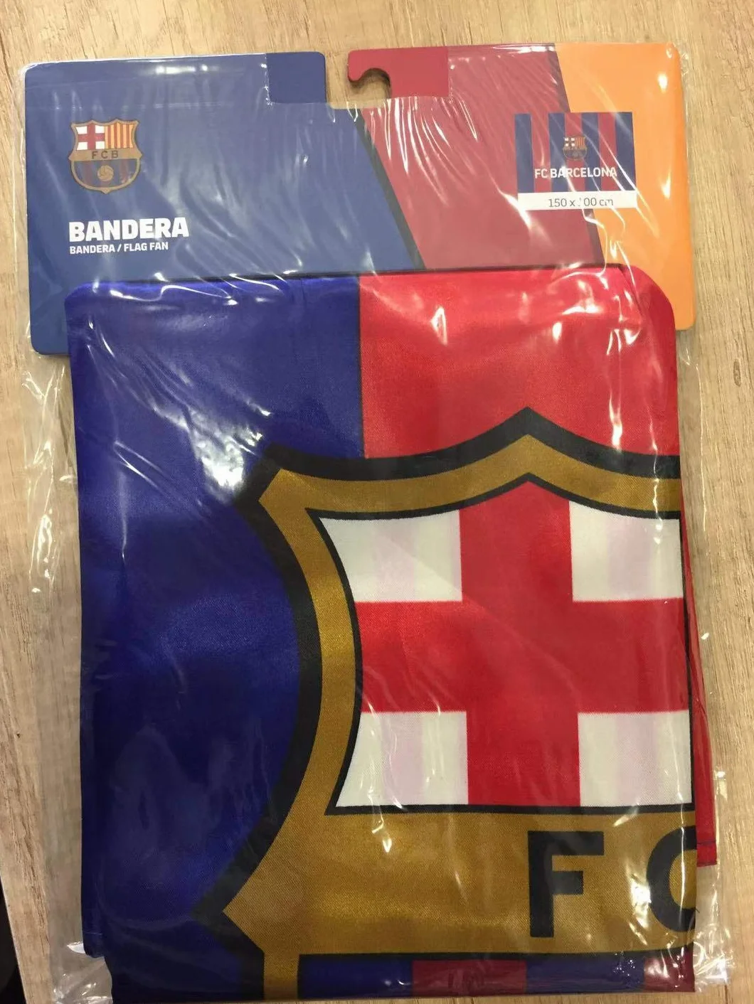 Bandiera verticale FC Barcelona Licenza Ufficiale 100x150 Poliestere