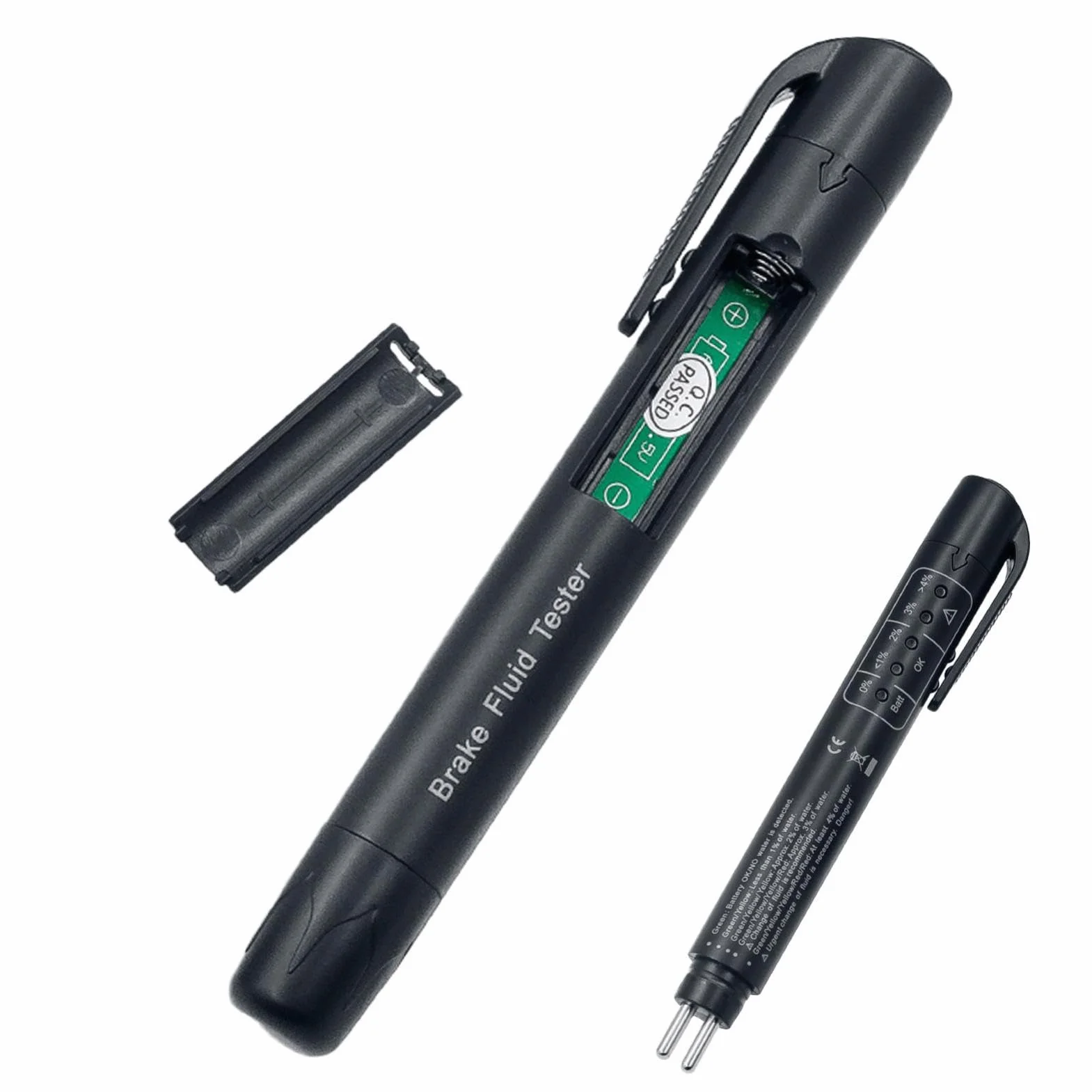 Penna per test del liquido dei freni per auto - Retroilluminazione con cambio colore esatto | Test del dispositivo di prova | Strumento diagnostico per la manutenzione dei veicoli di sicurezza automob