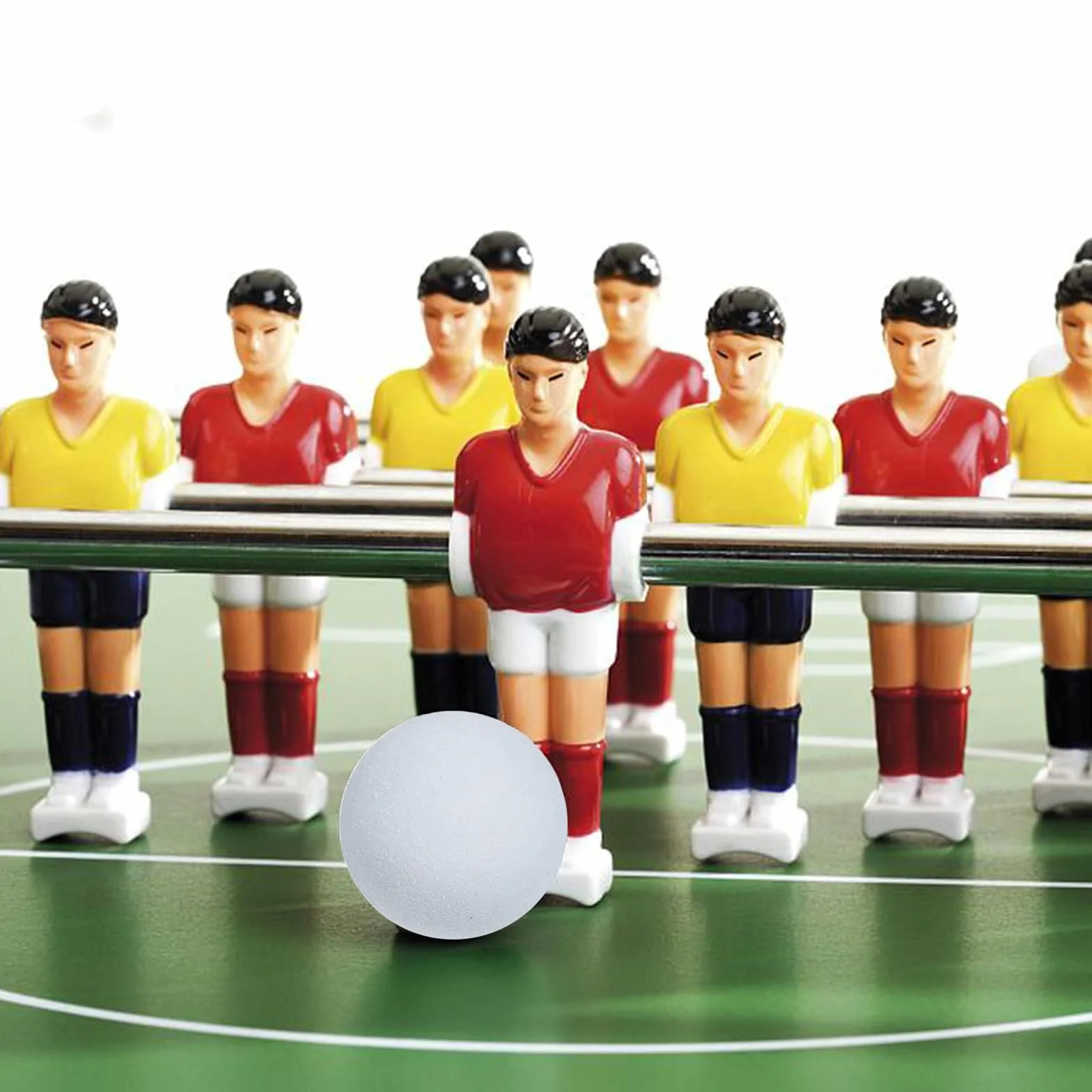 SUPVOX Set 8 Palline da Calcio Balilla 36 MM Bianche ABS Sostitutive per Gioco da Tavolo
