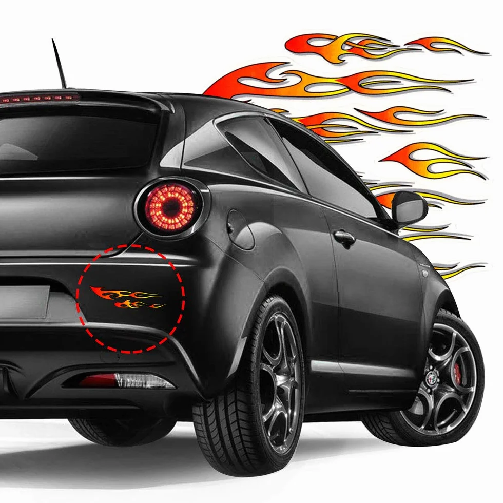 Adesivo Stickers Fiamme 4R Quattroerre.it 32100 20 x 24 cm