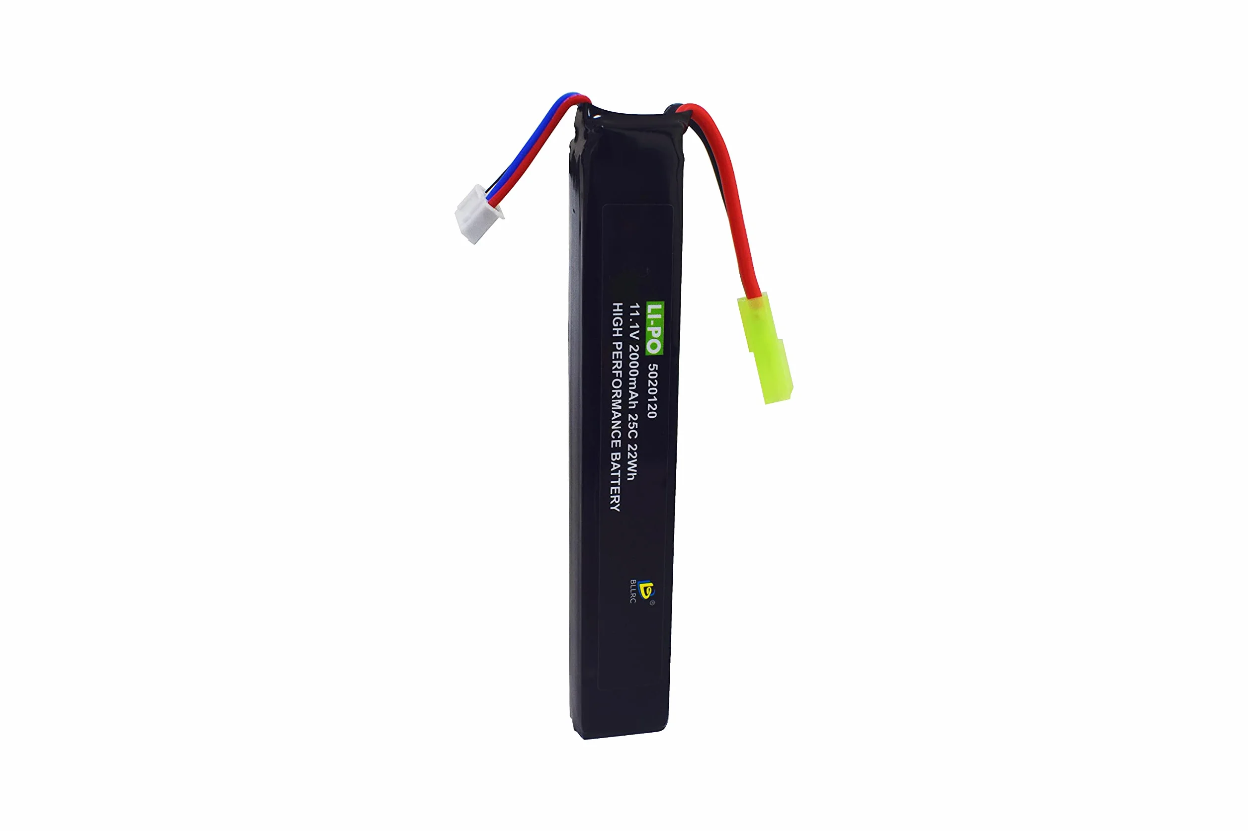 Batteria al litio 11.1V 2000mAh 3S per M4 Crane Stock M110 G36 M14 L85 AUG G3 softair