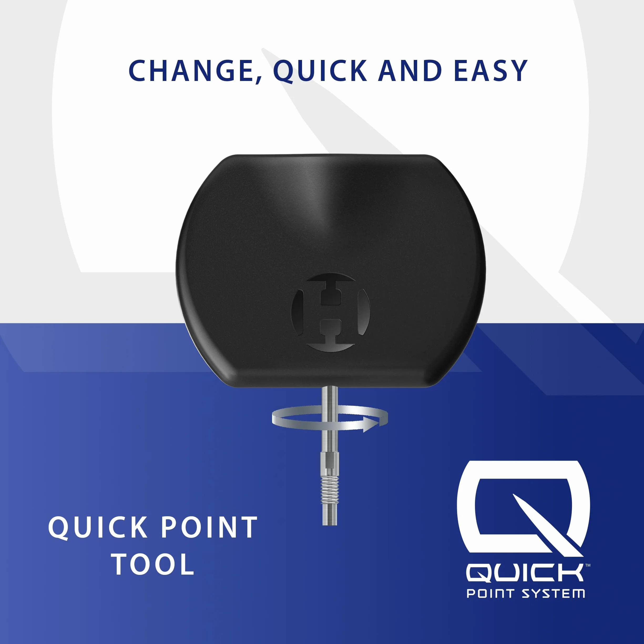 Harrows Quick Point Tool – Rimozione e sostituzione punta freccette di precisione – Costruzione durevole per punta in acciaio QP