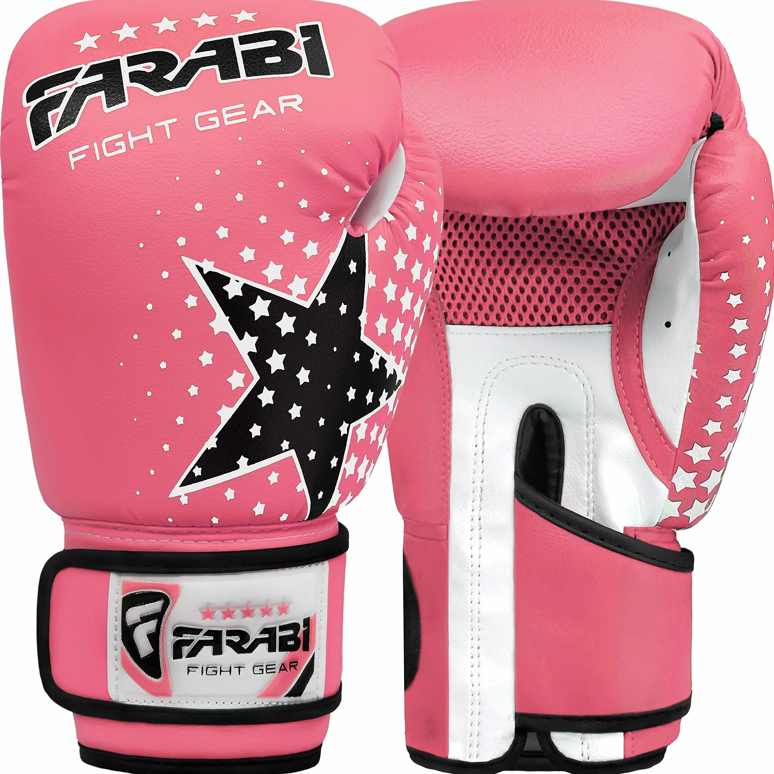 Farabi Sports guantoni boxe bambini 6-oz Youth Junior per MMA Muay Thai sacco da boxe allenamento 5-10 anni