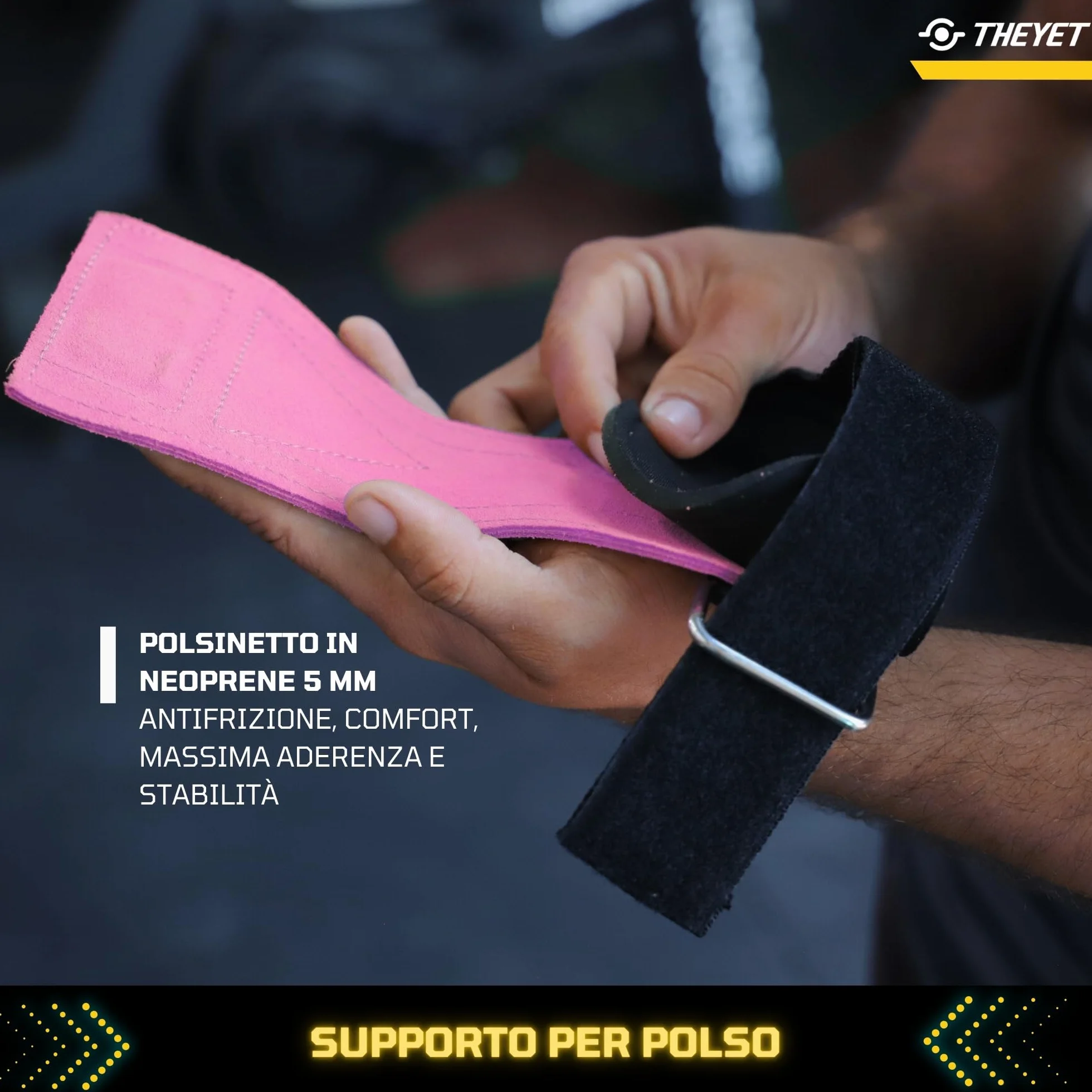 Guanti da Palestra Crossfit in Pelle Senza Fori per Uomo e Donna Protezione Mani Trazioni Pesi