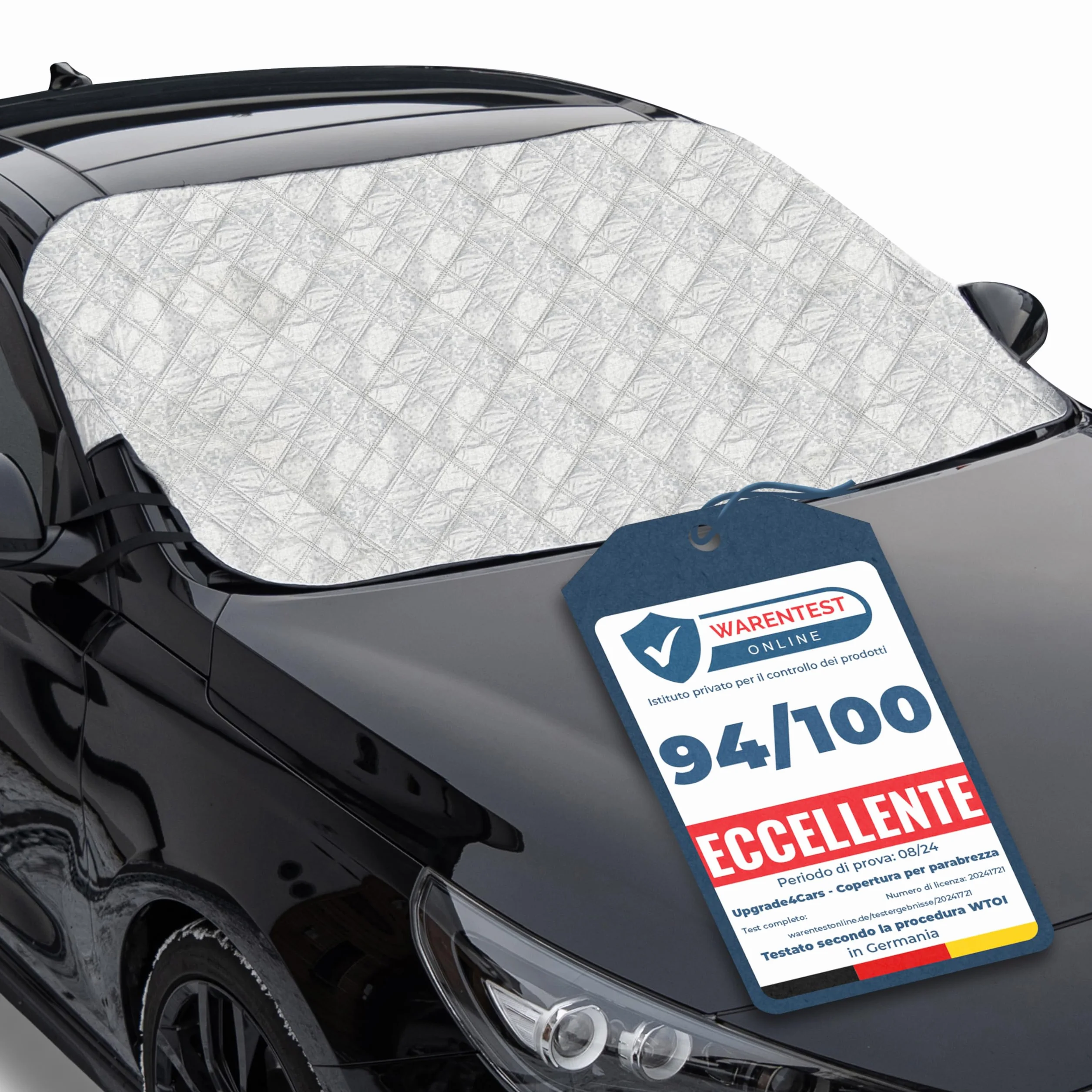 Upgrade4cars Copri Parabrezza per Auto Estate | Telo 145 x 100 cm | Copertura Protezione Anti UV
