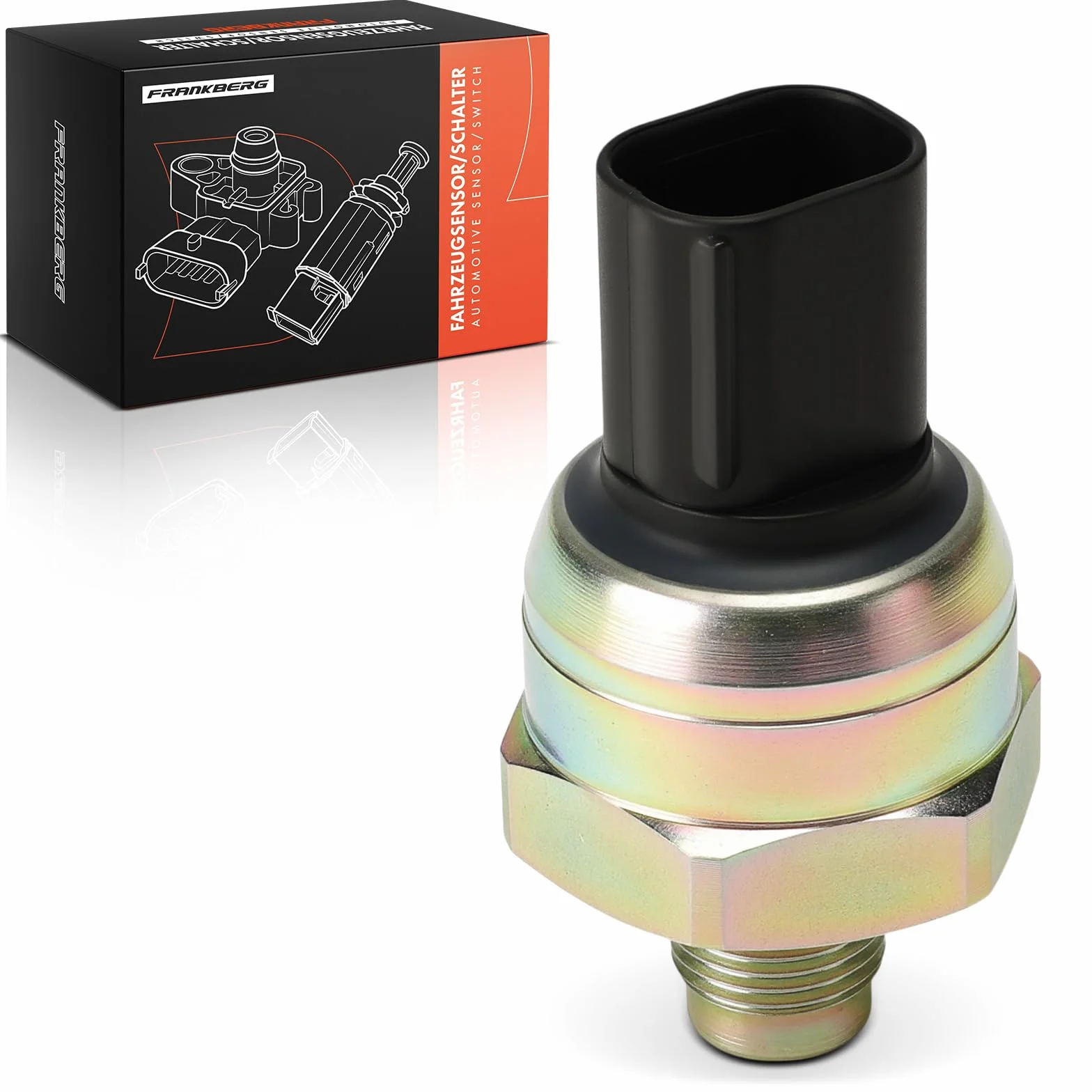 Frankberg Sensore di pressione differenziale 3-Poli Compatibile con Serie 3 Compact E46 Serie 3 Touring E46 Serie 3 E46 Serie 3 Cabriolet E46 Serie 5 E60 Replace# 34521164458