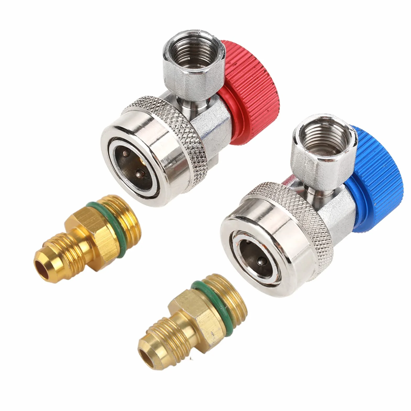 Adattatore Accoppiatore Rapido A/C R134 per Auto - Connettore Alto Basso Aria Condizionata