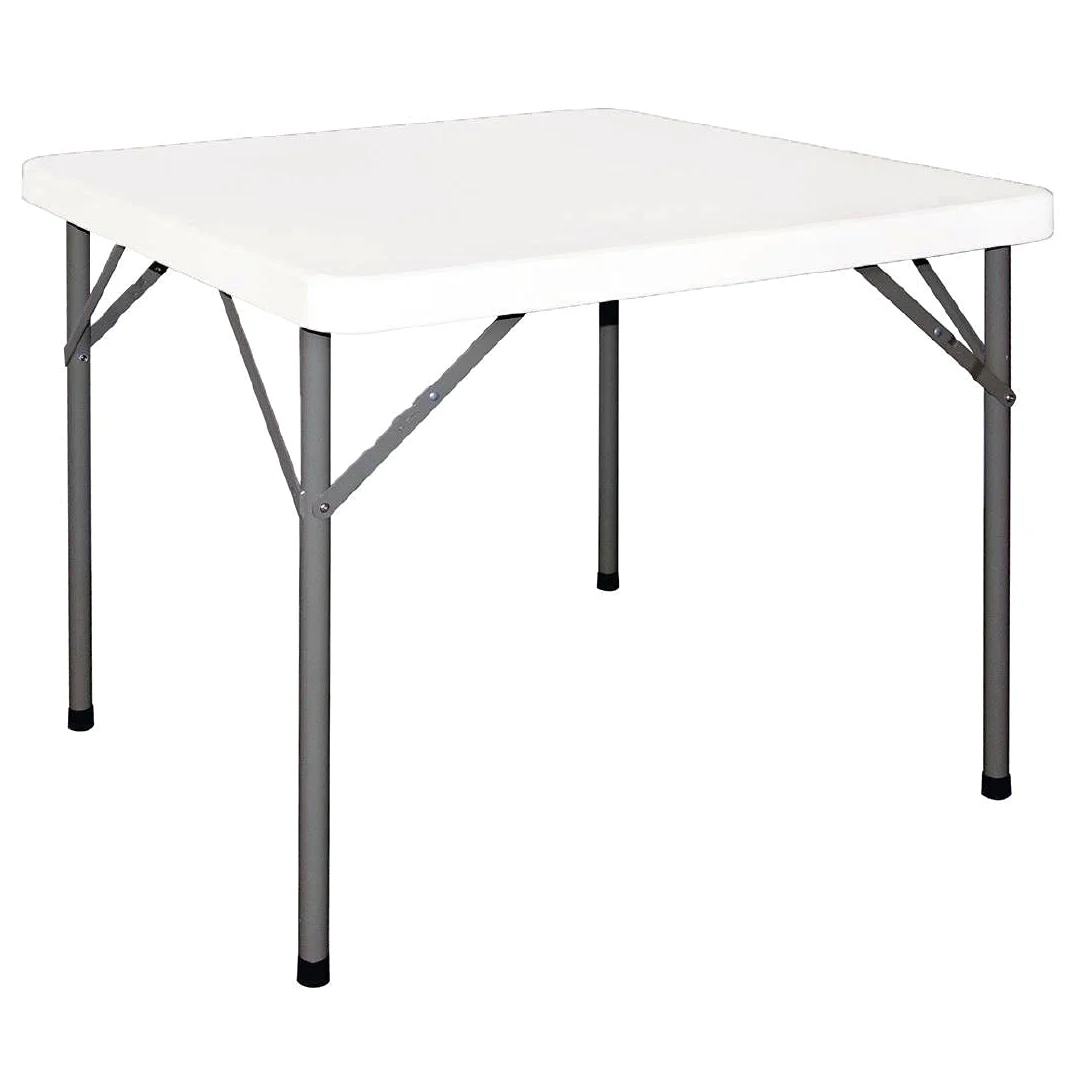 Bolero Tavolo pieghevole quadrato bianco 86 x 86cn