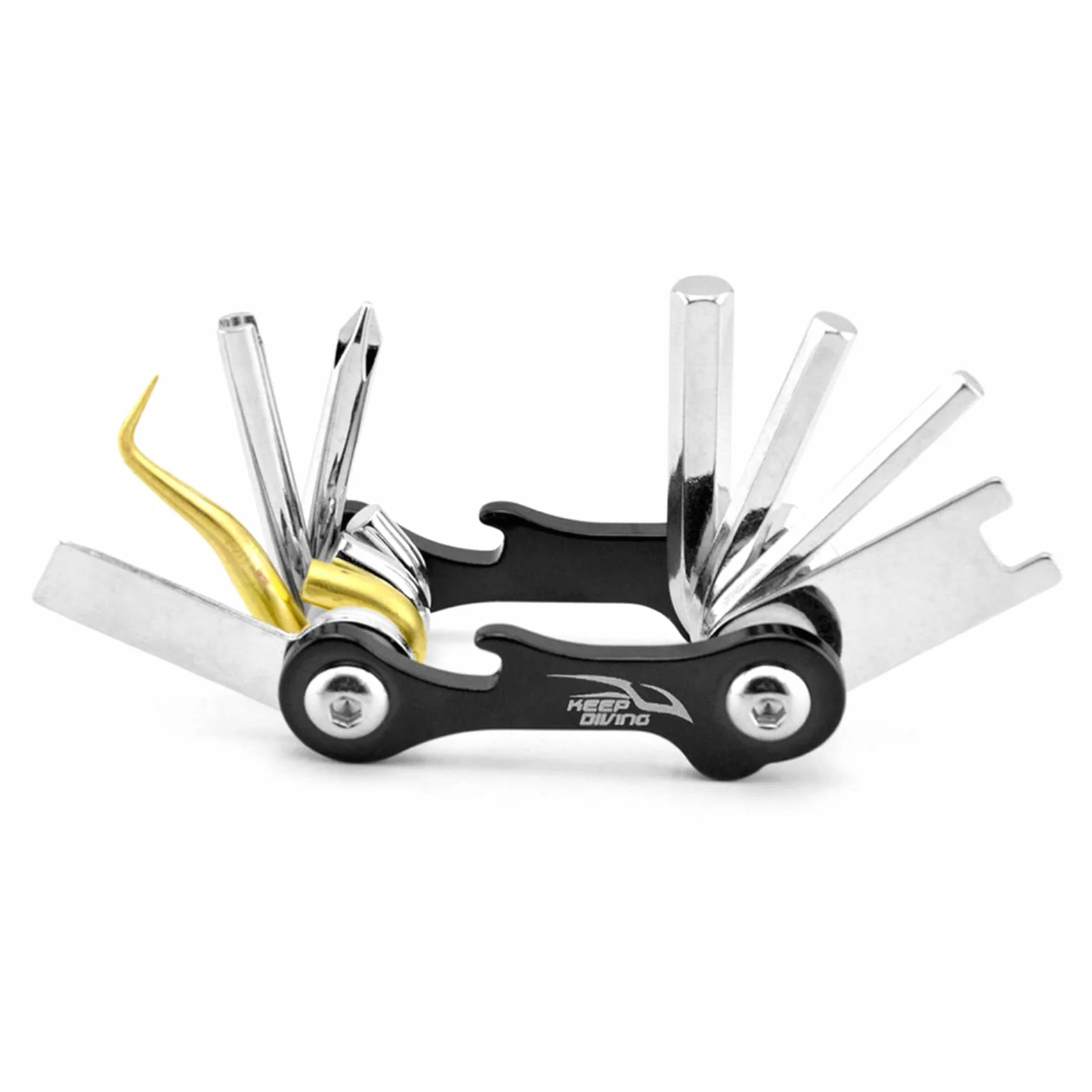 pacchetto di strumenti per immersioni,YIWENG Strumento di riparazione per immersioni subacquee 8 in 1 Strumento di immersione multifunzionale Pacchetto di strumenti per immersioni Kit di strumenti per