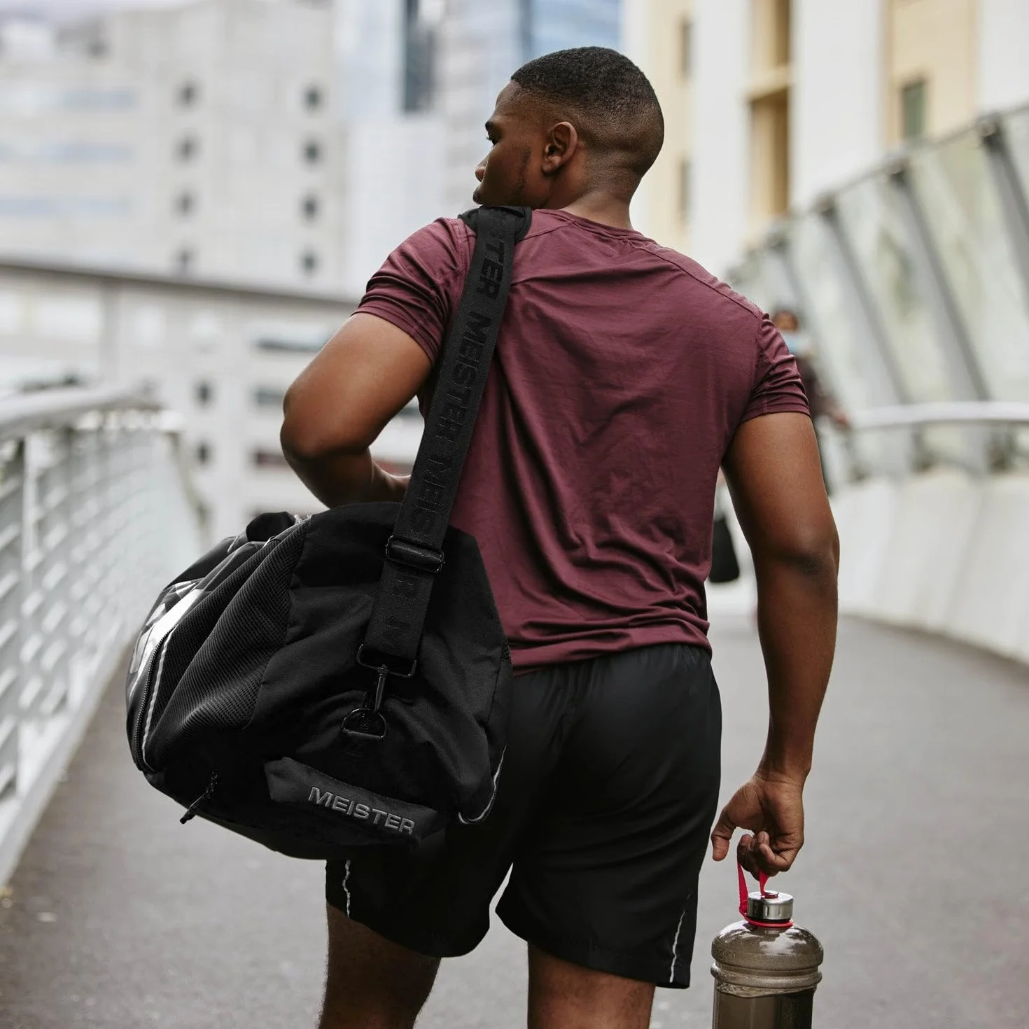 Meister ventilato Convertible Duffel Zaino Palestra Borsa Bagaglio a Mano