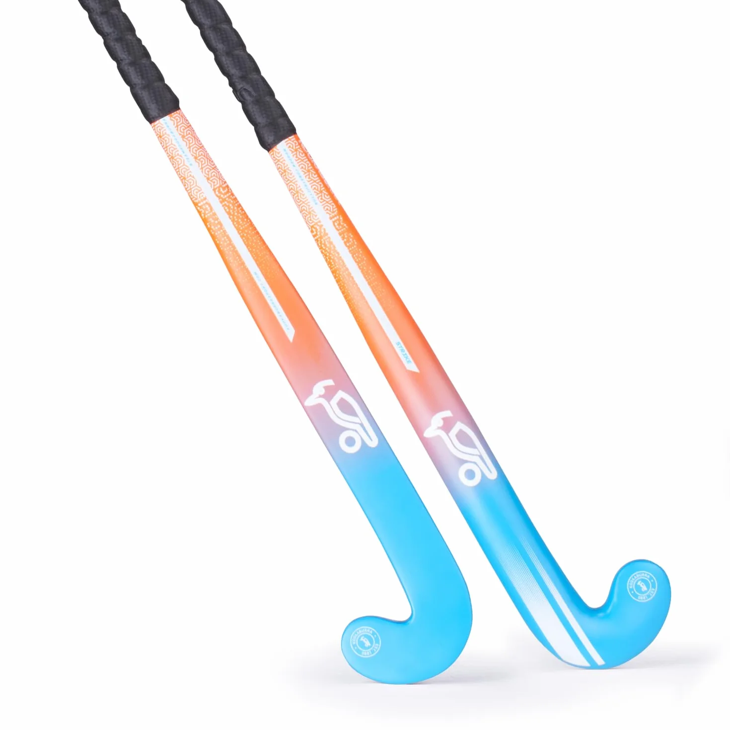 KOOKABURRA Strike Bastone da Hockey Junior, Arancione/Blu, 28"