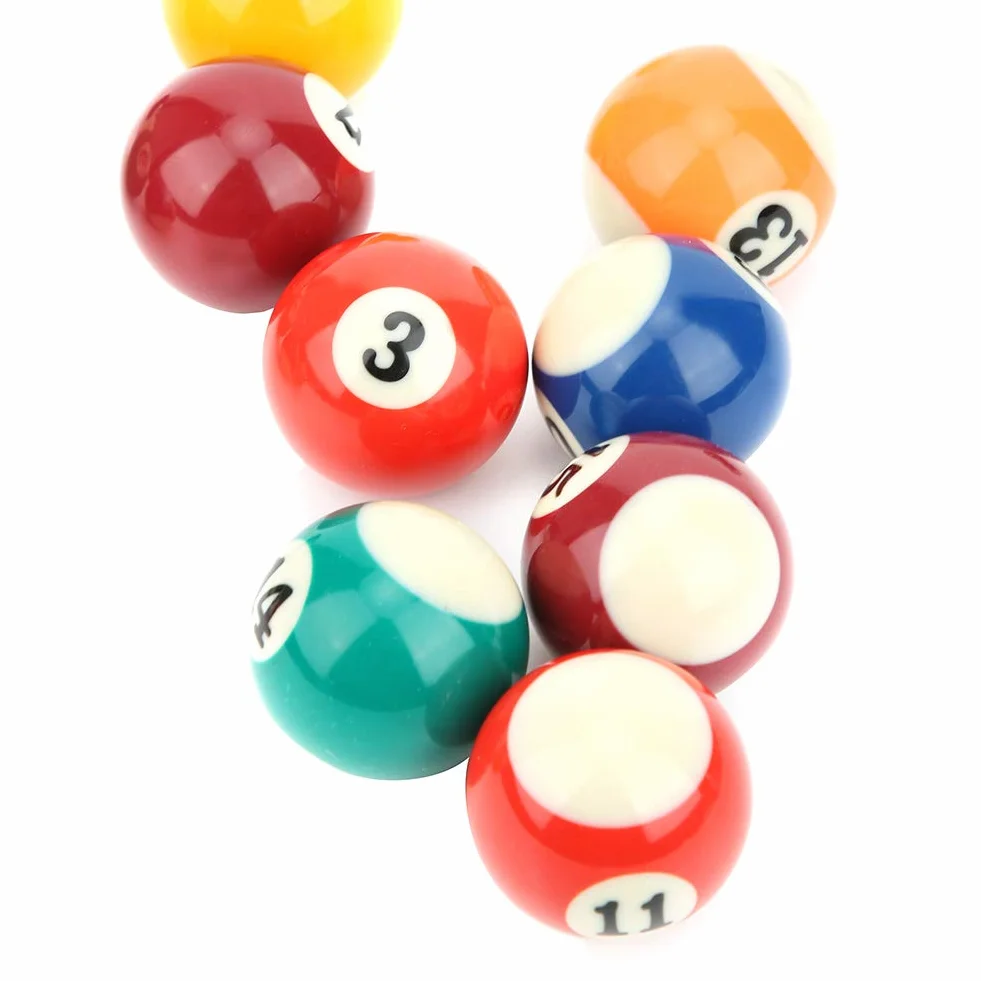 MAGT Palla da Biliardo in Resina, 16PCS 38 mm Mini Set Biliardo Americano