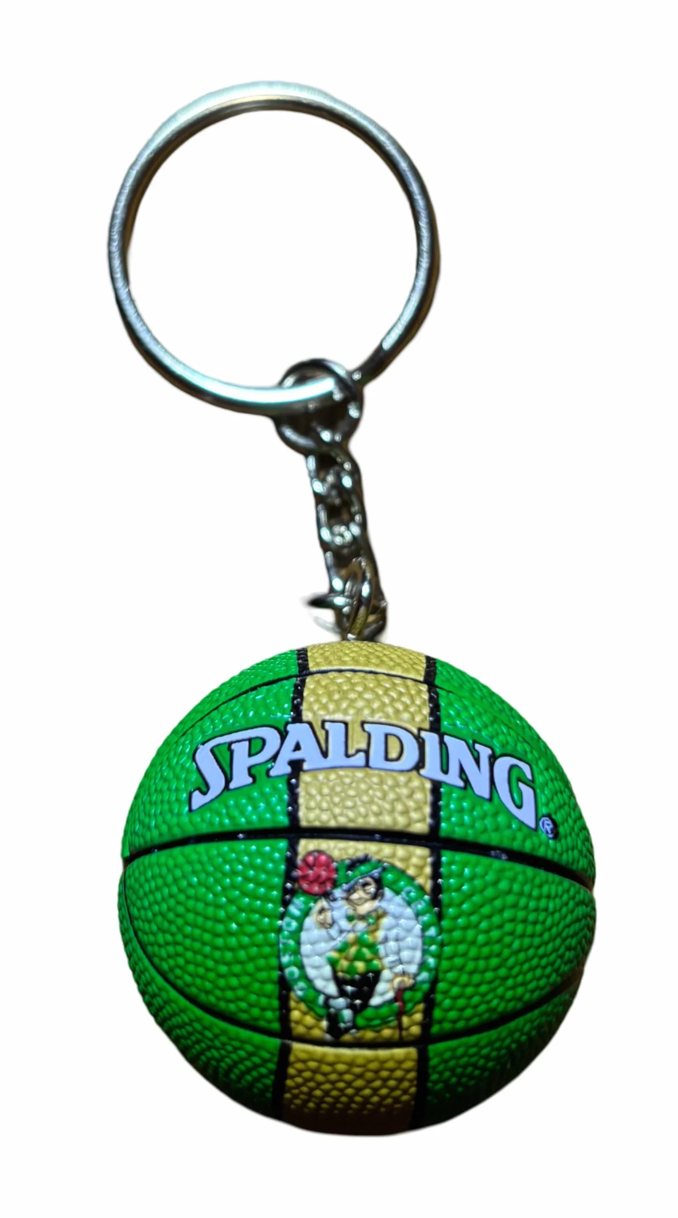 PORTACHIAVI PALLA PALLACANESTRO COMPATIBILE CELTICS NBA GADGET ACCESSORIO IDEA REGALO