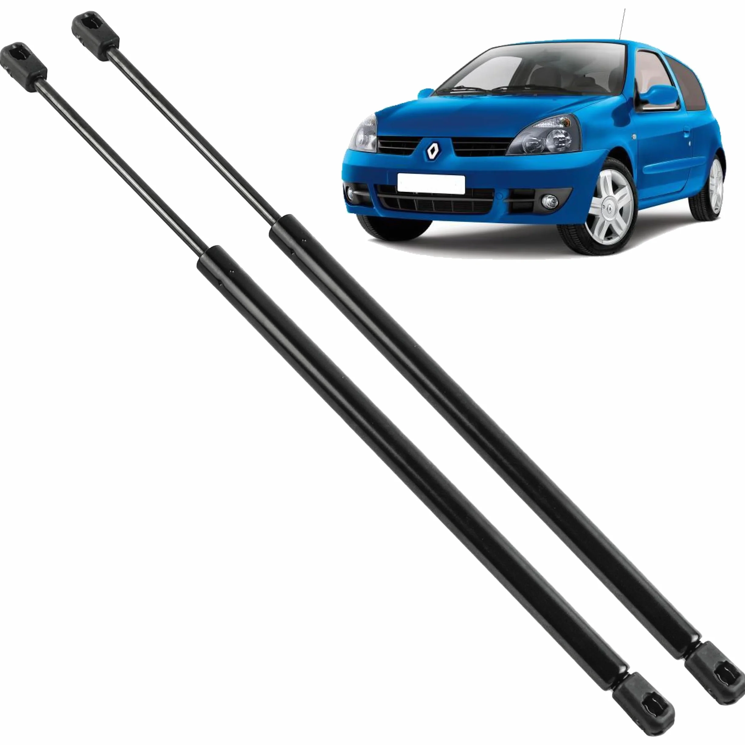2 pistoncini portellone compatibile per Clio 2 (1998-2005) ammortizzatori cofano posteriore. 7700842256, 8455177