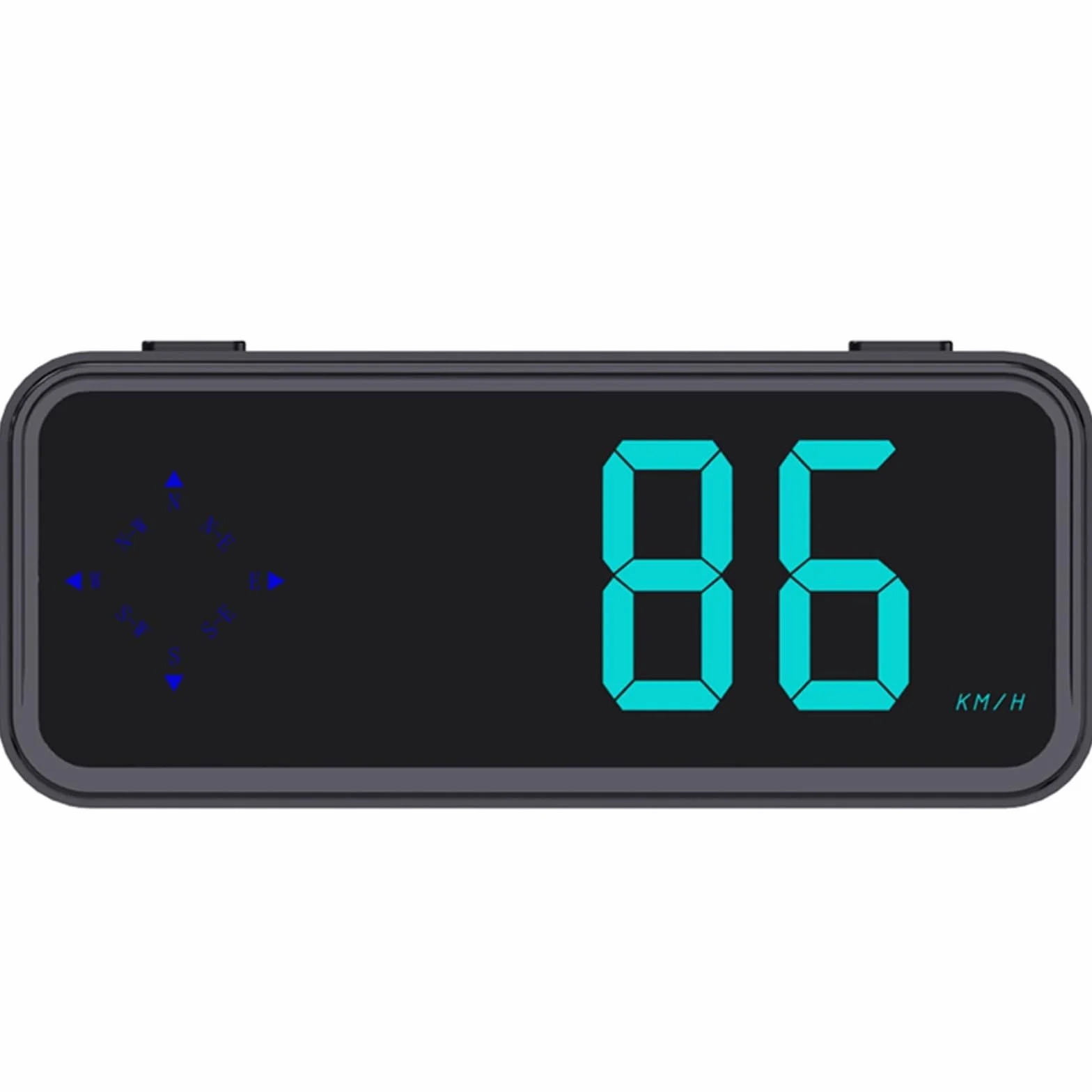Tachimetro digitale HUD per auto con bussola GPS, visualizzazione della velocità in tempo reale per una guida sicura
