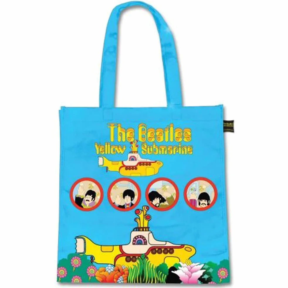 Il Sottomarino Fumetto Tote Bag Logo Beatles Giallo Ufficiale