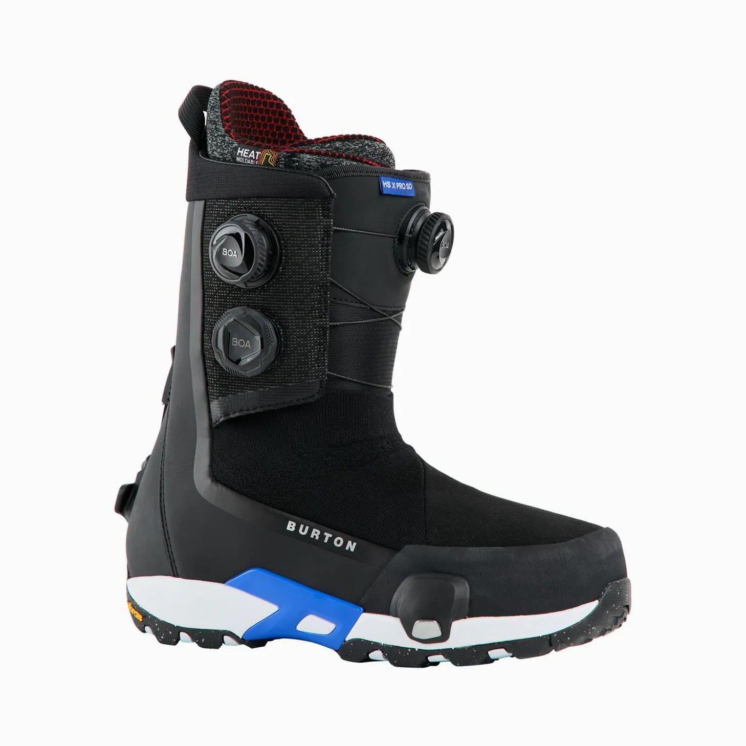 Burton - Stivali da snowboard Highshot X Pro Step on Regular Black Uomo - Uomo - Dimensione 42.5 - Nero