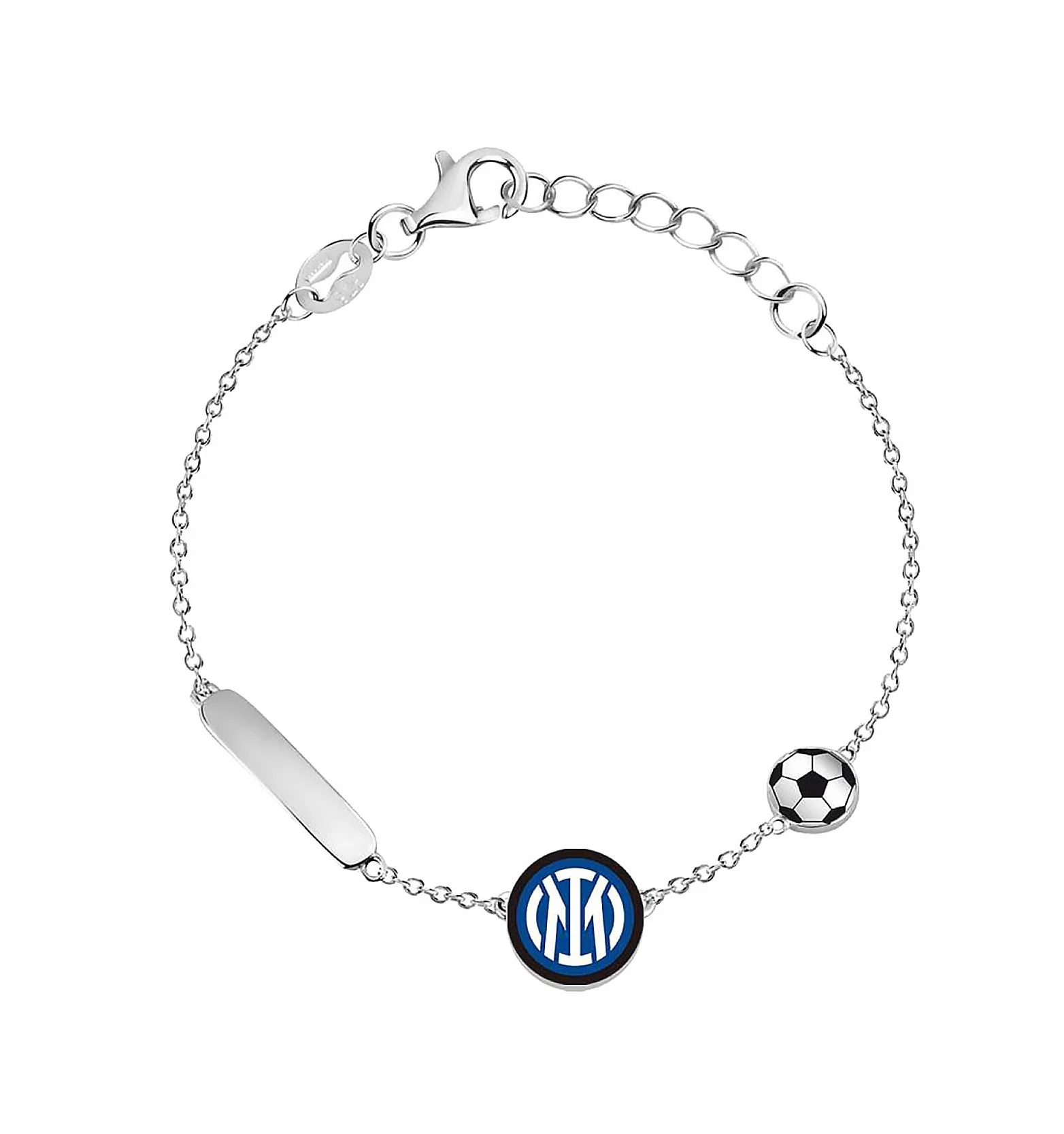 Inter F.C. Internazionale Bracciale ACCIAIO BIMBO