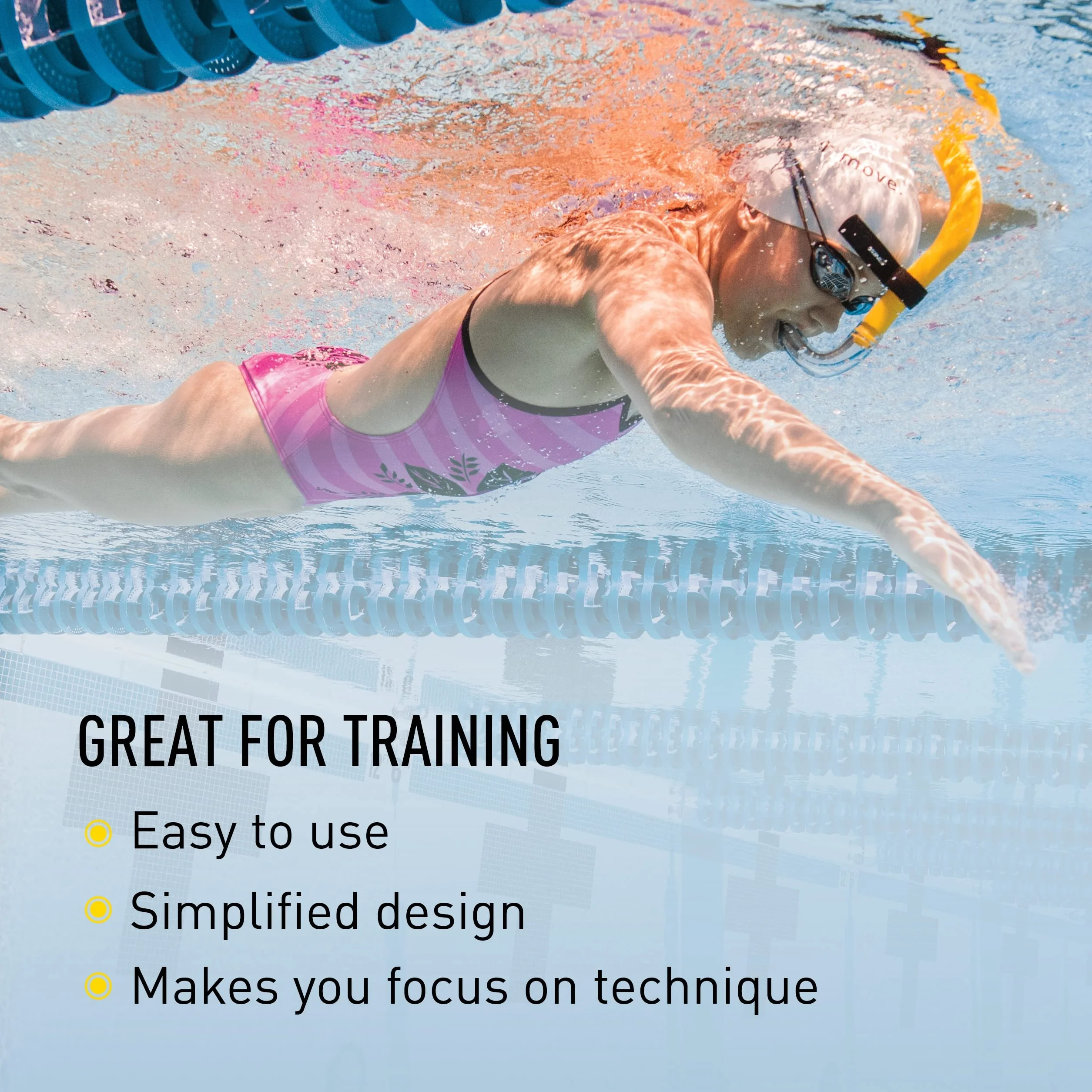 Finis Freestyle Snorkel Boccaglio Giallo