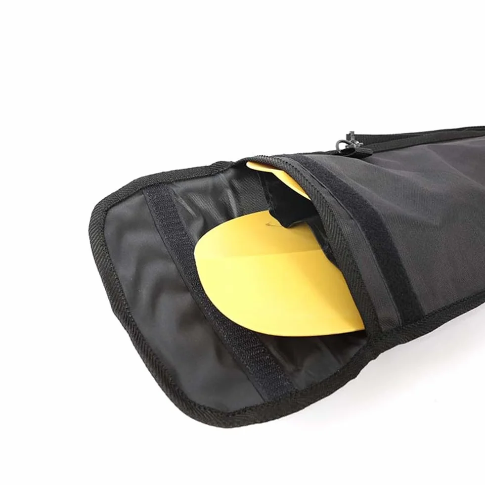 Kayak Paddle Bag 130x26 cm Nylon Nero Portatile Resistente all'usura
