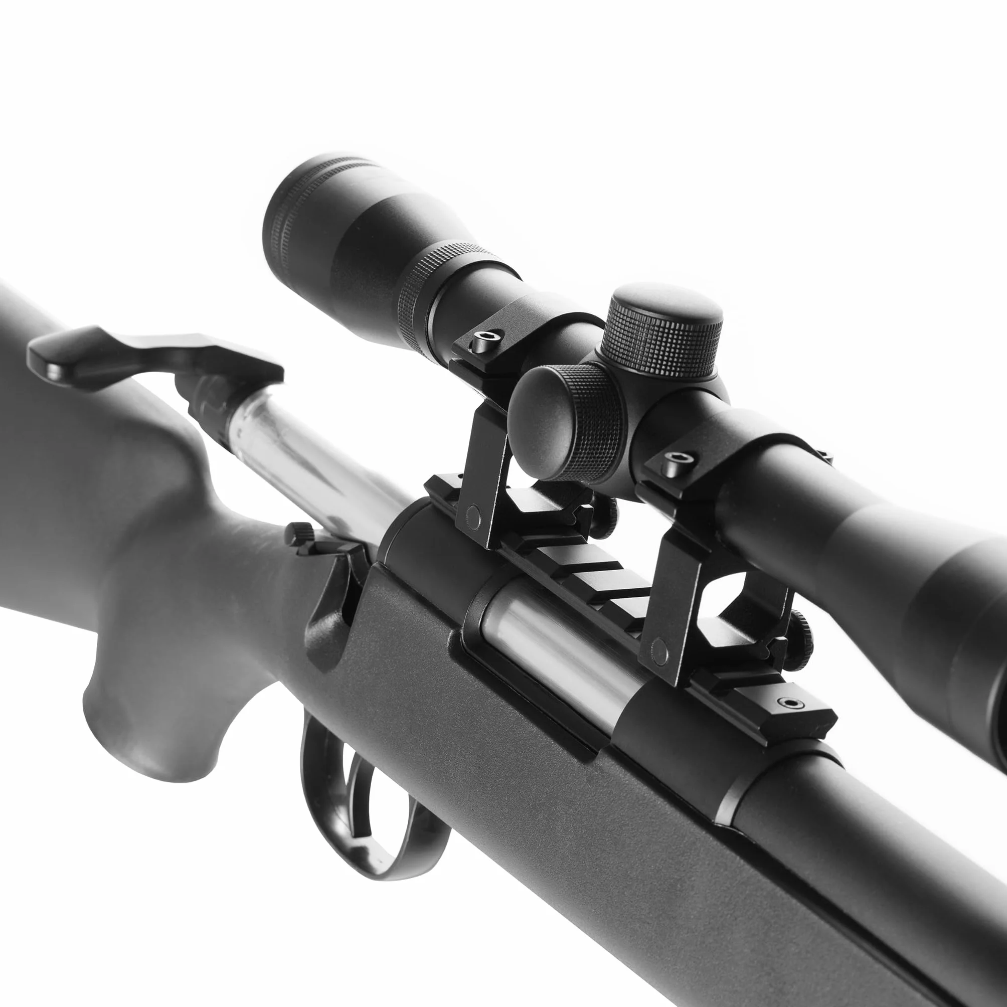Fucile Sniper Softair M52 Bolt Action a Molla 0,9 Joule con Ottica Regolabile, Bipiede Metallico, 1000 Pallini 6mm