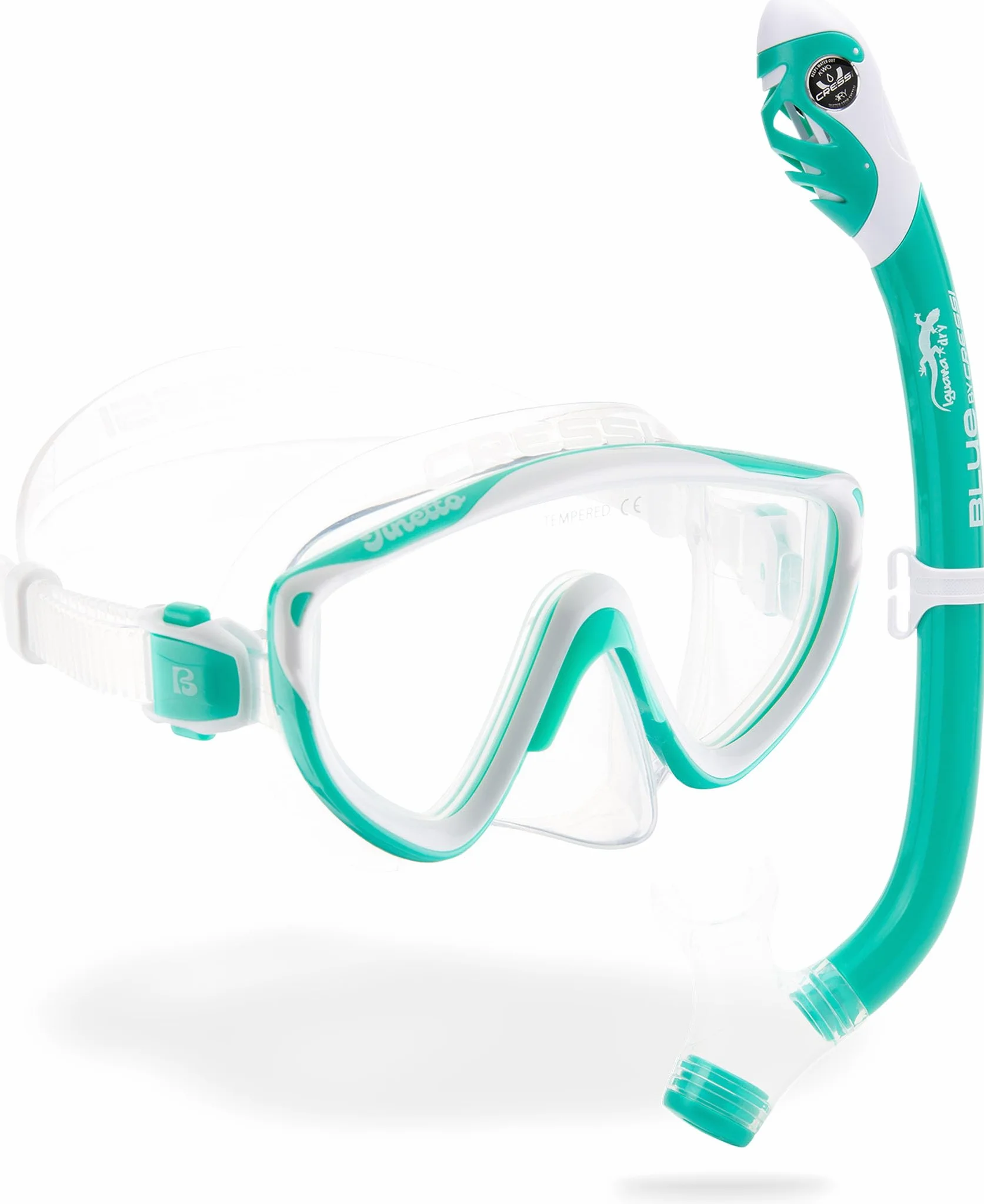 CRESSI Tinetto & Iguana Dry Junior Snorkeling Set Maschera e Snorkel