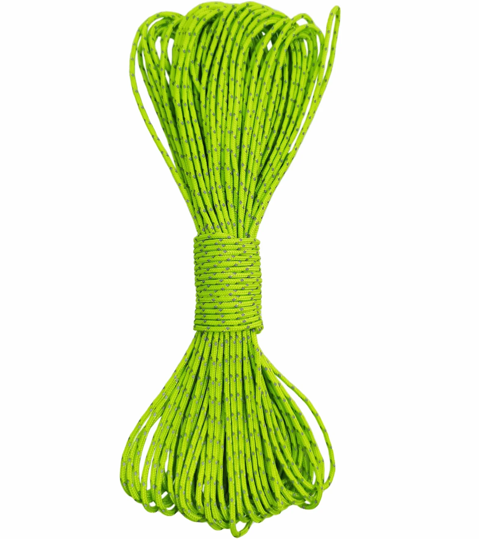 Corda riflettente Dyneema 2 mm 400 kg 19,8 m verde