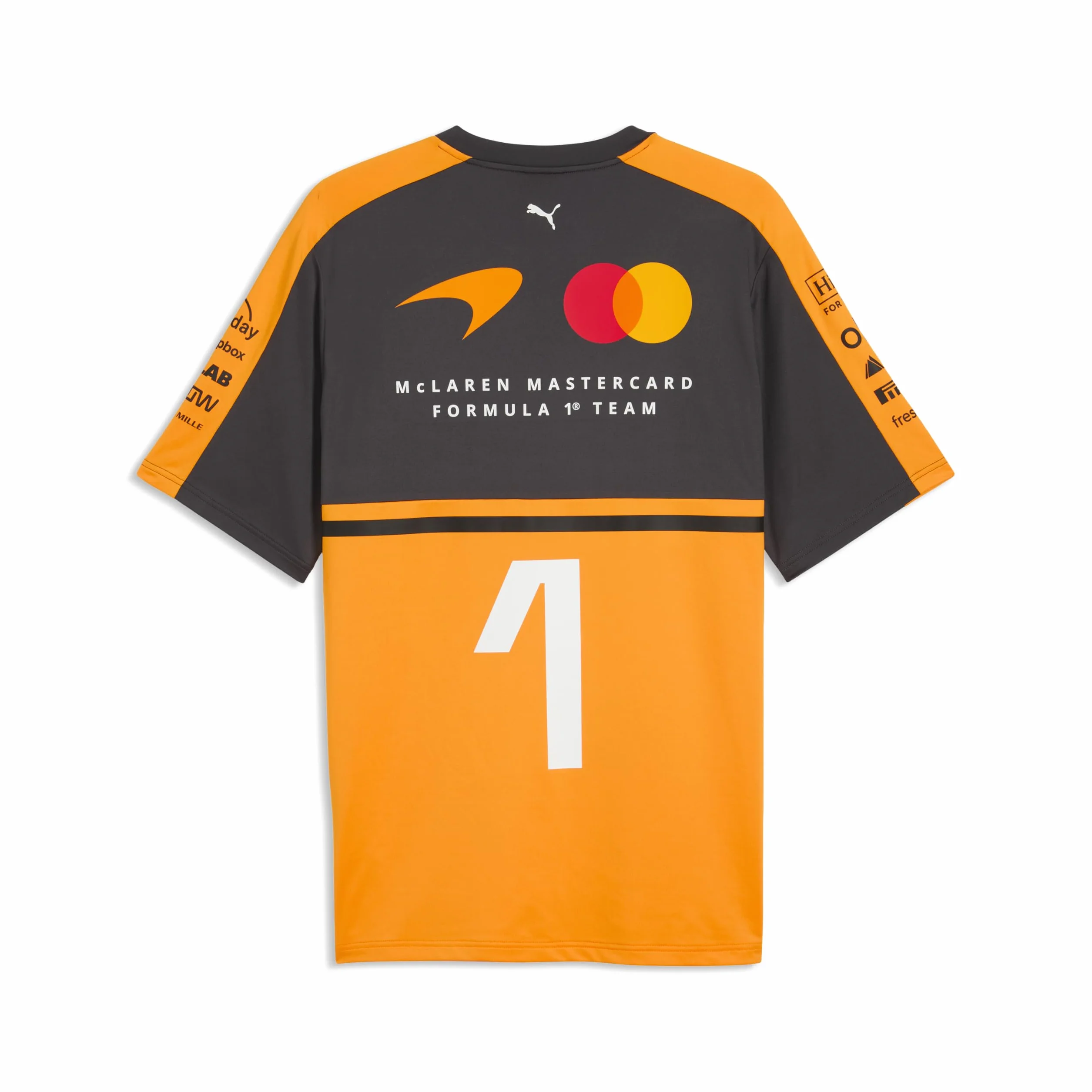 PUMA McLaren F1 2026 T-Shirt Pilota Uomo Lando Norris Arancione