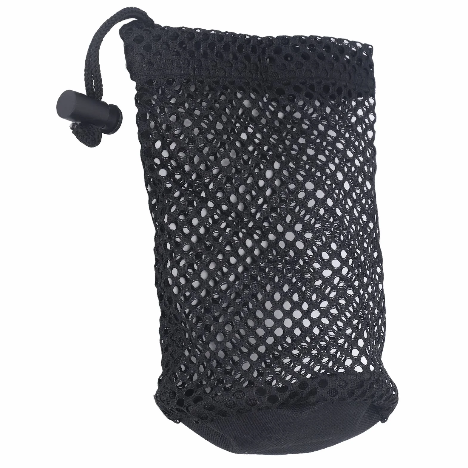 Borsa da golf in rete nylon nero per palline da 12 a 16
