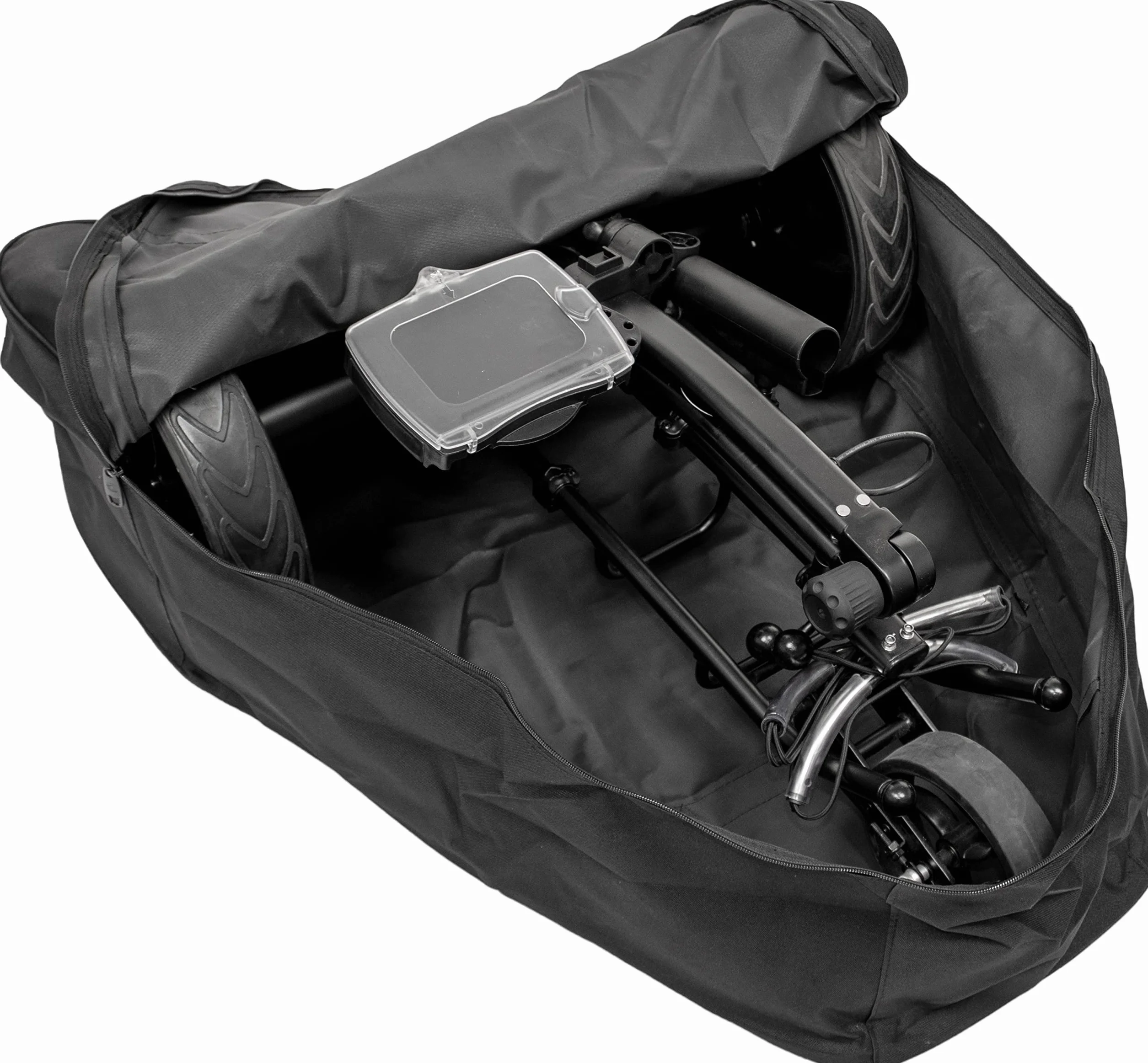 BeeGon Golf Carrello elettrico GT-X600 Pro Black Edition batteria al litio 10 Ah