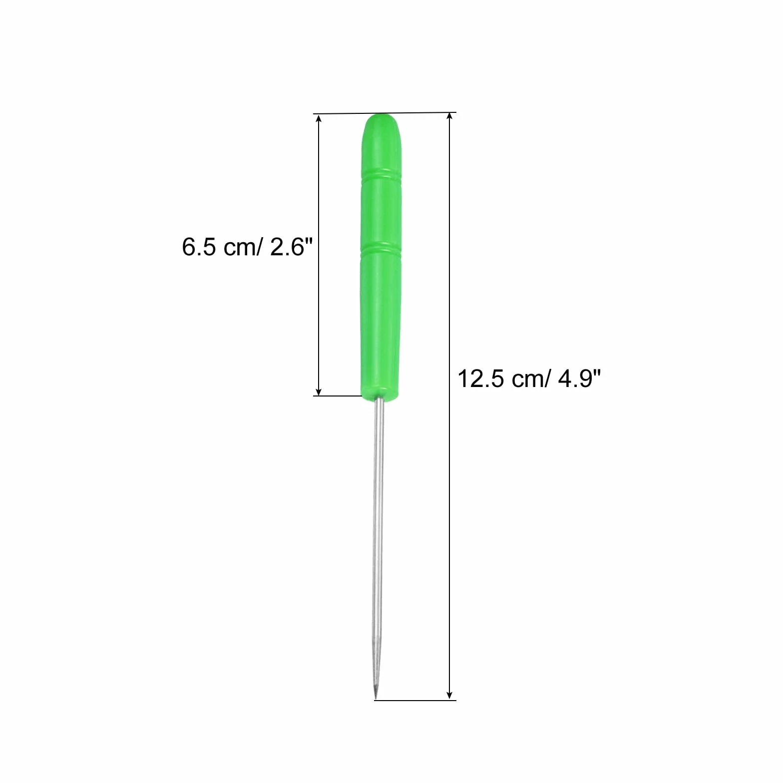 PATIKIL Badminton Racchetta Incordatura Punteruolo 3pz Tennis Racchetta Corda Dritto Punteruoli Guida Strumento Verde