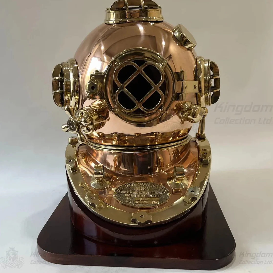 SIAN Mark V US Navy Full Size Casco Immersione Collezione Esclusiva con Stand Divers
