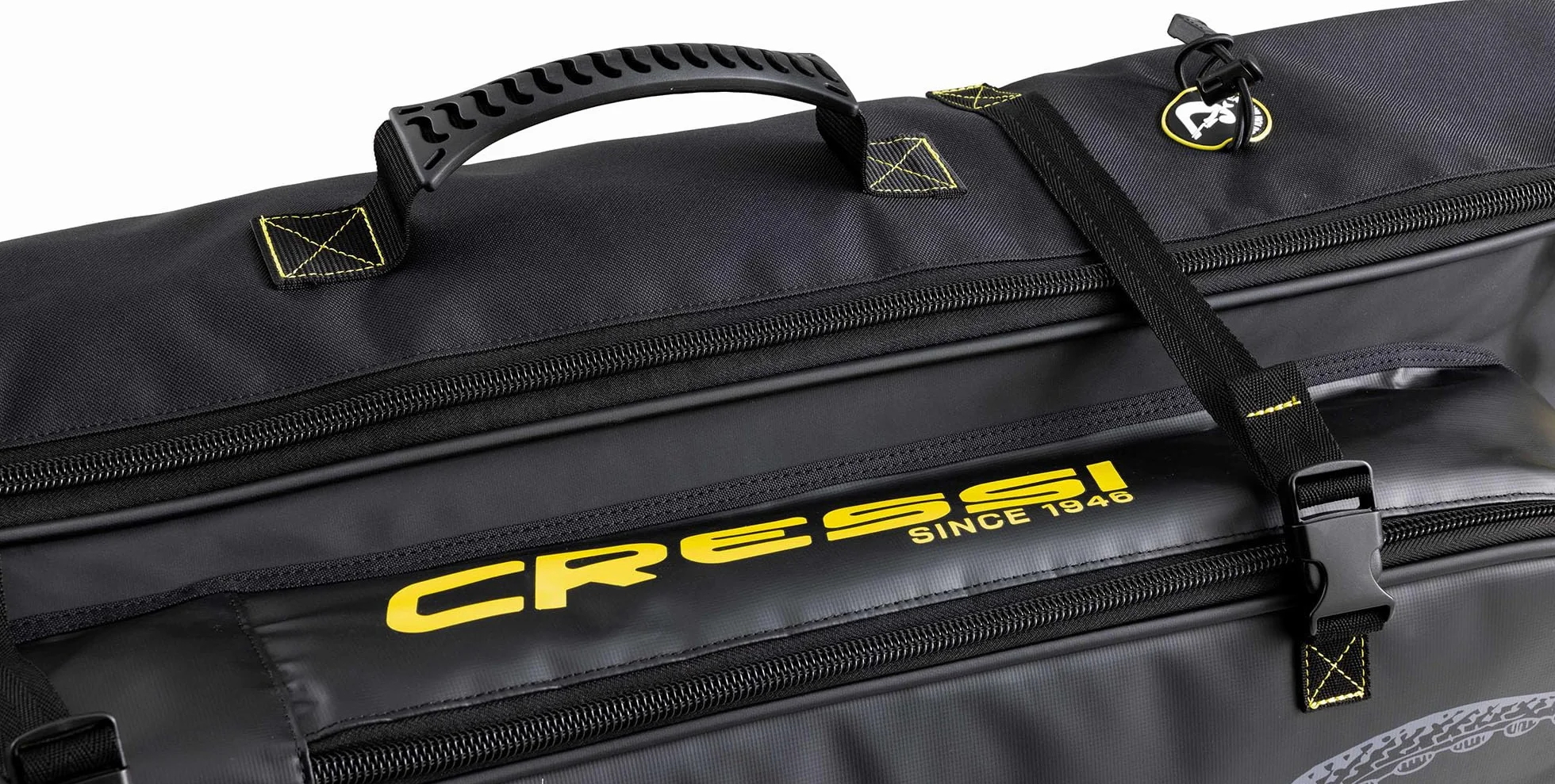 CRESSI Piovra Dry Fins Backpack Borsa a Zaino Idrorepellente per Pinne a Pala Lunga