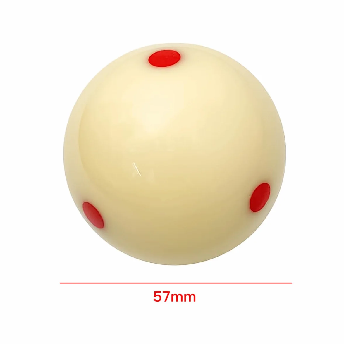 POFET Batting Marked Red-White Pool Ball Billiard Training Ball