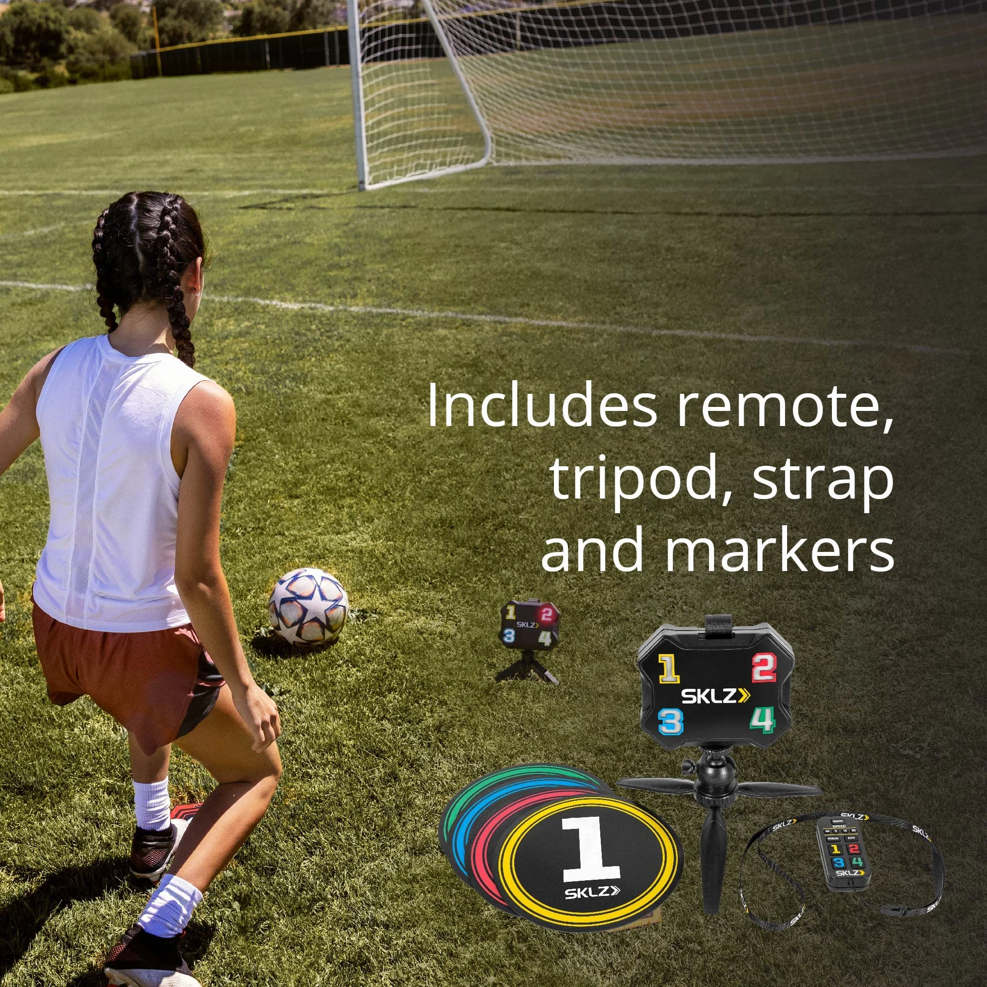 SKLZ Coach Agilità Reattiva Illuminati treppiede Cinghia Multicolore