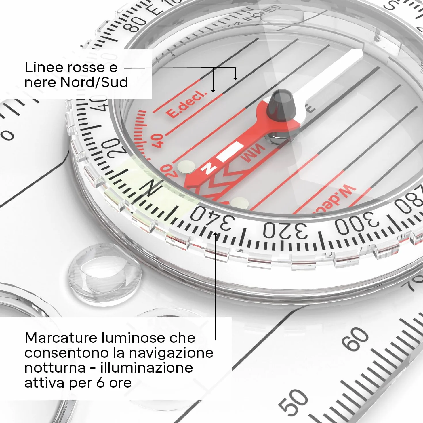 Bussola Silva Outdoor Trekking Expedition 4 Professionale Capsula Rotante Militare Escursionistica