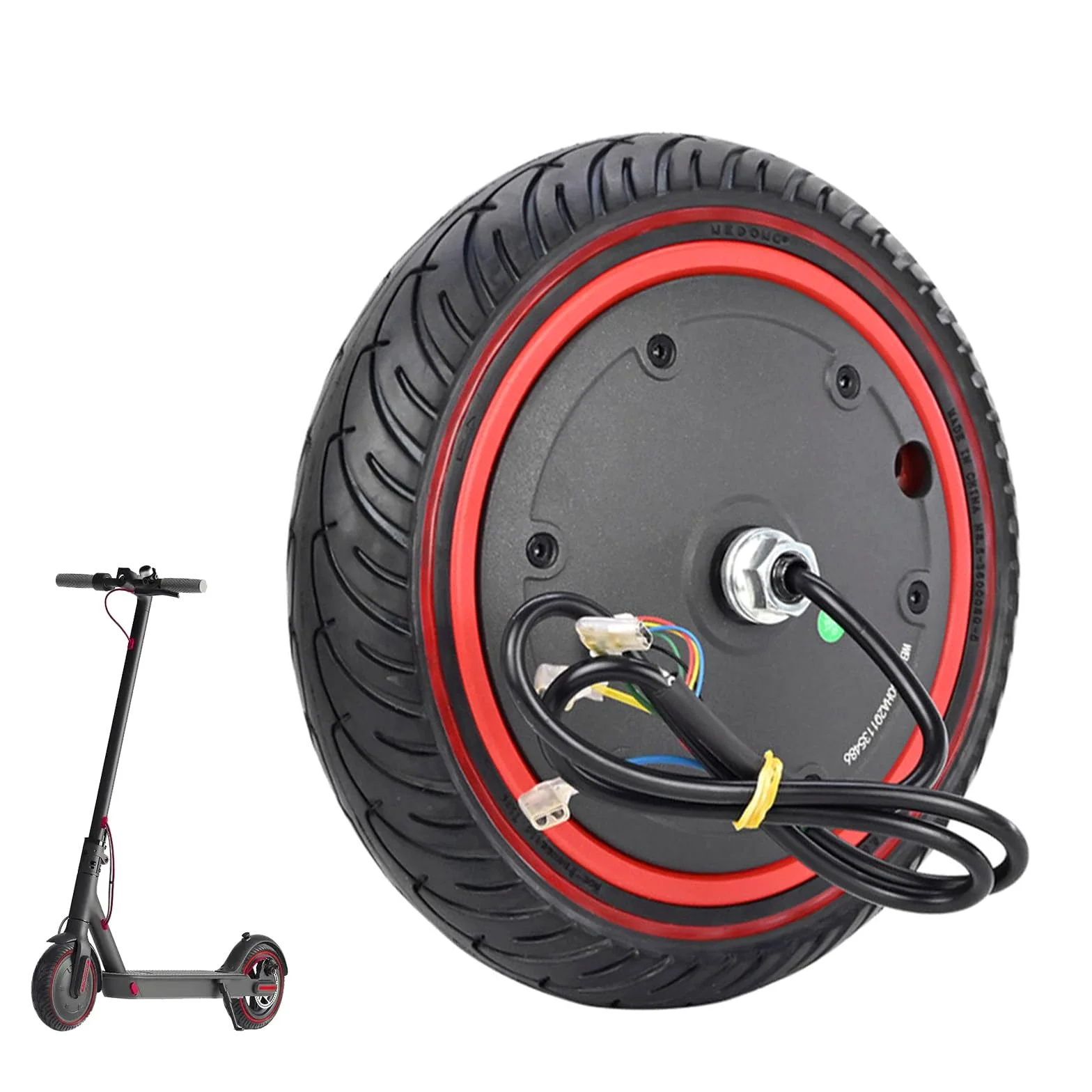 Scooter a Motore con pneumatici in gomma piena da 8,5 pollici per Xiaomi Pro 2 / M365 / M365 Pro / 1S Scooter Elettrico, pneumatici di ricambio da 8,5 pollici per E-Scooter