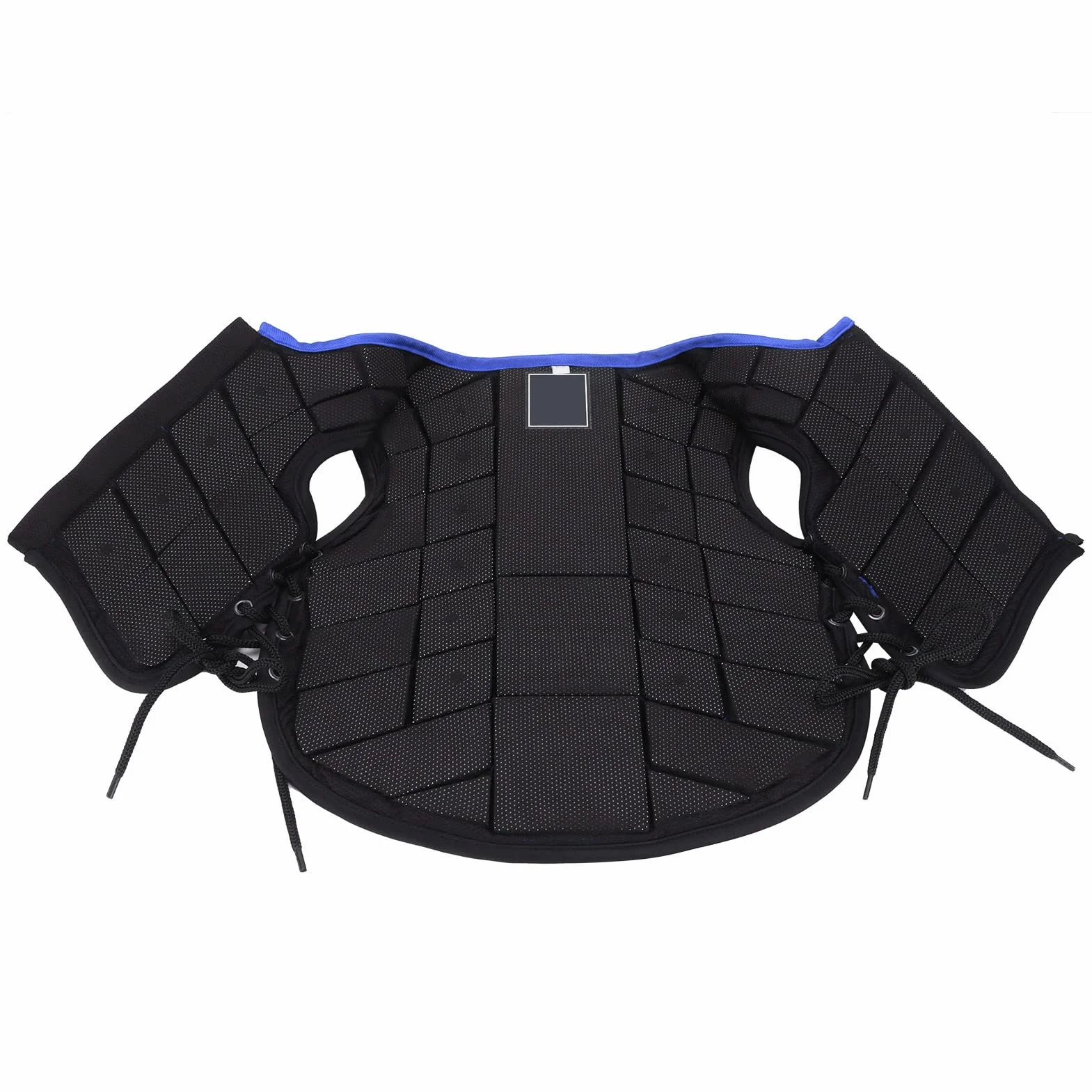 Pilipane Gilet Equestre Imbottito in Schiuma di Sicurezza Protezione per L'equitazione Protezione per Il Corpo Protezione per Il Corpo per Equitazione Blu(CS)
