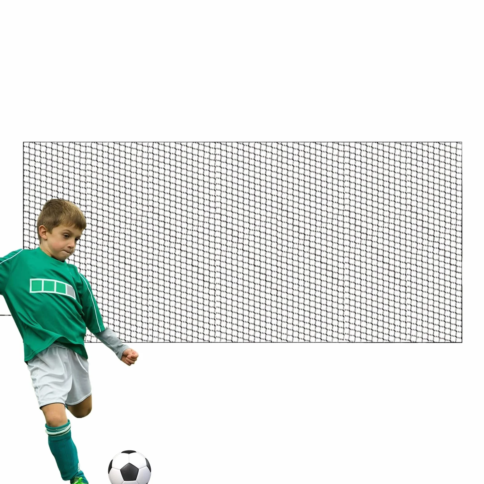 Rete di arresto da cortile multifunzionale in nylon per calcio, giardino, garage