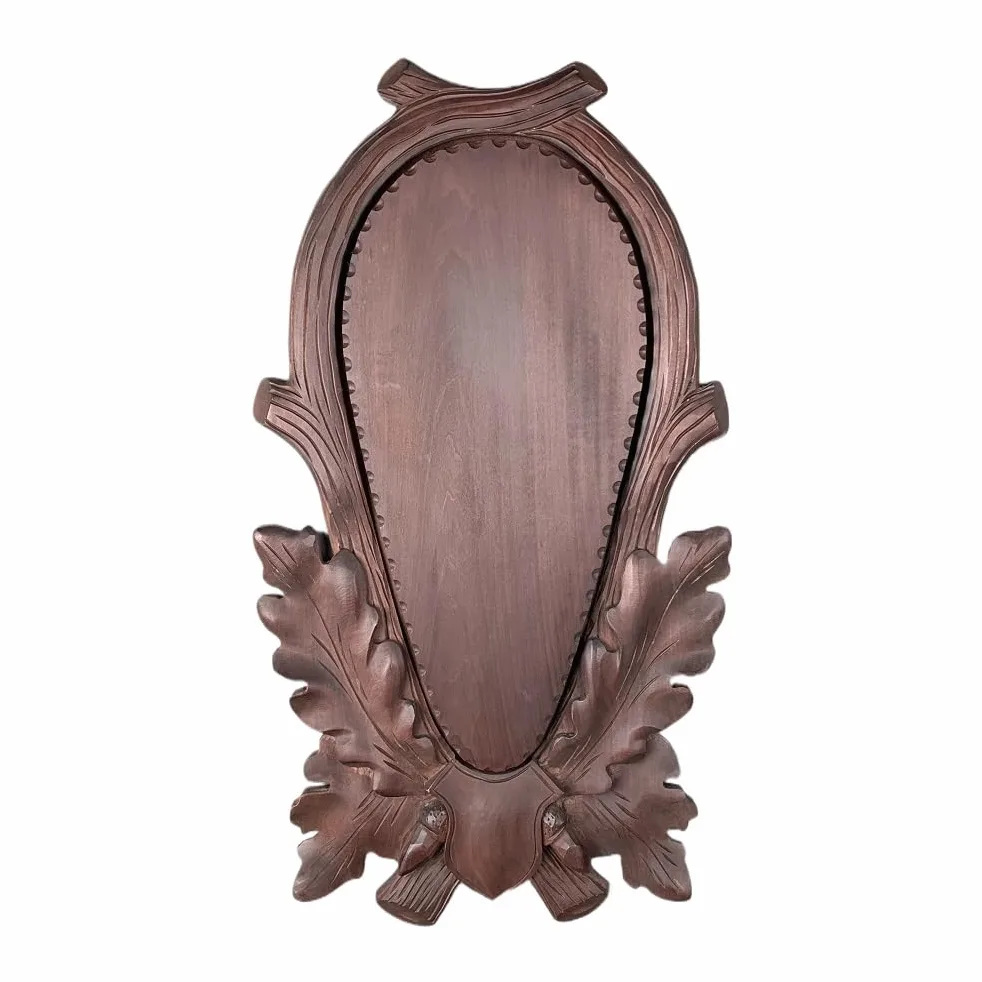Hi Life Living Nature Scudo di Legno per Trofeo Cervo. Corna. Ext 65x35cm Int45x21 031101