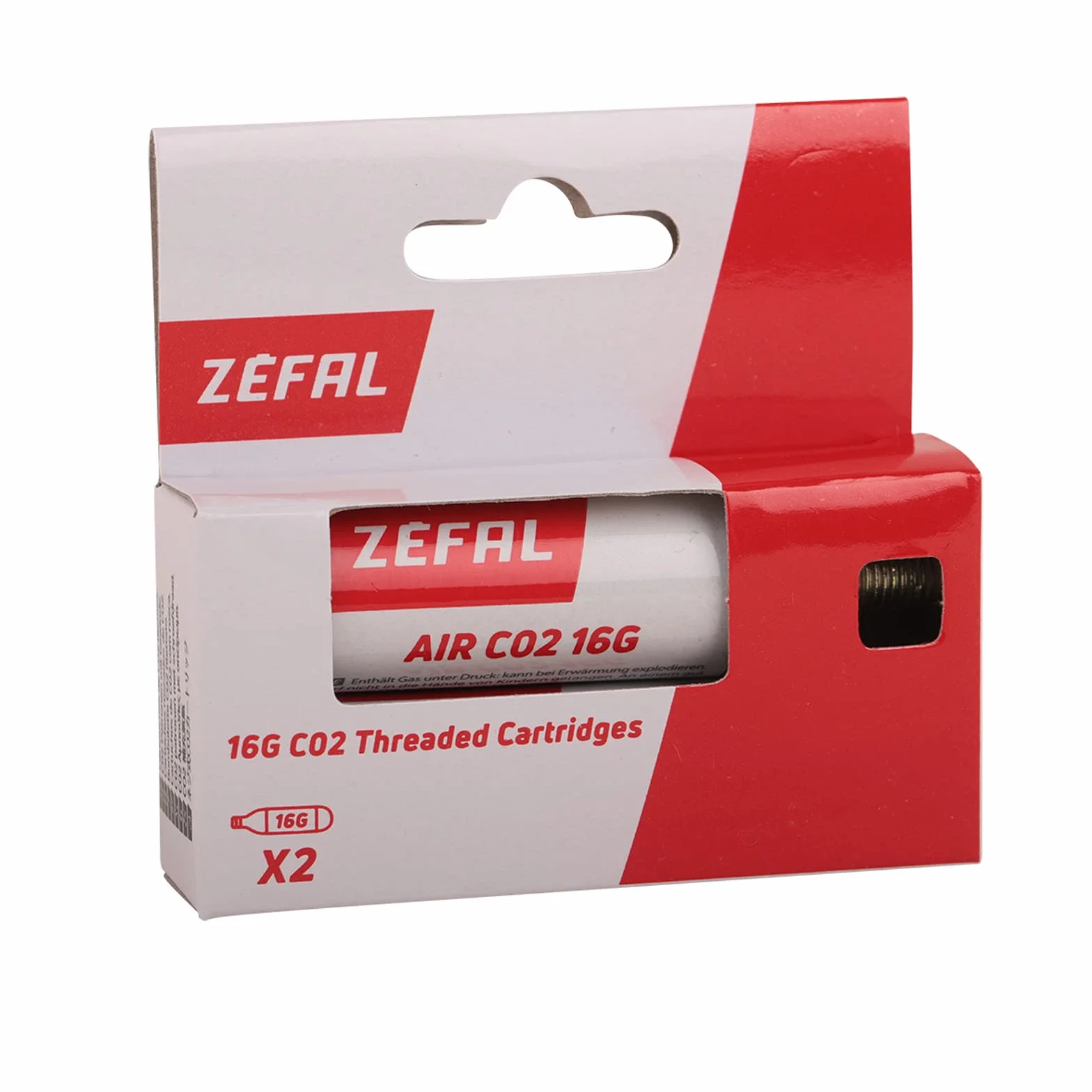 ZEFAL Cartuccia CO2 16G 2 Cartucce per Pompa Bici