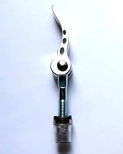 Morsetti a sgancio rapido per bicicletta, M8 x 55 mm, argentato, lot de 2