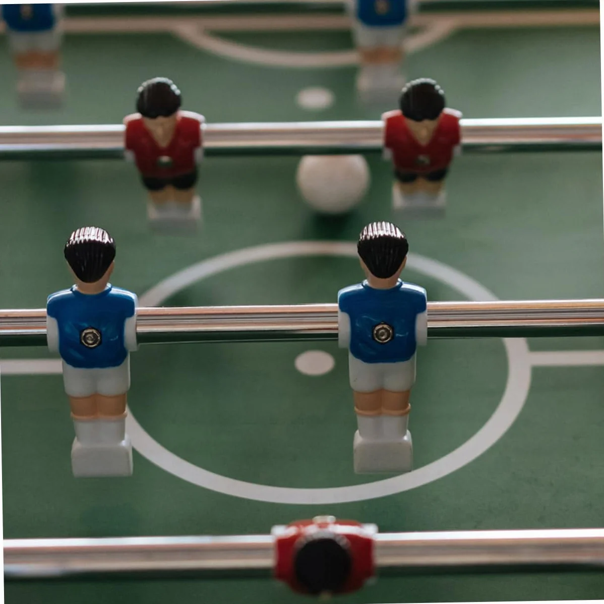 Toyvian Asta in Ferro Argento per Calcio Balilla Maniglia, Accessorio Gioco da Tavolo