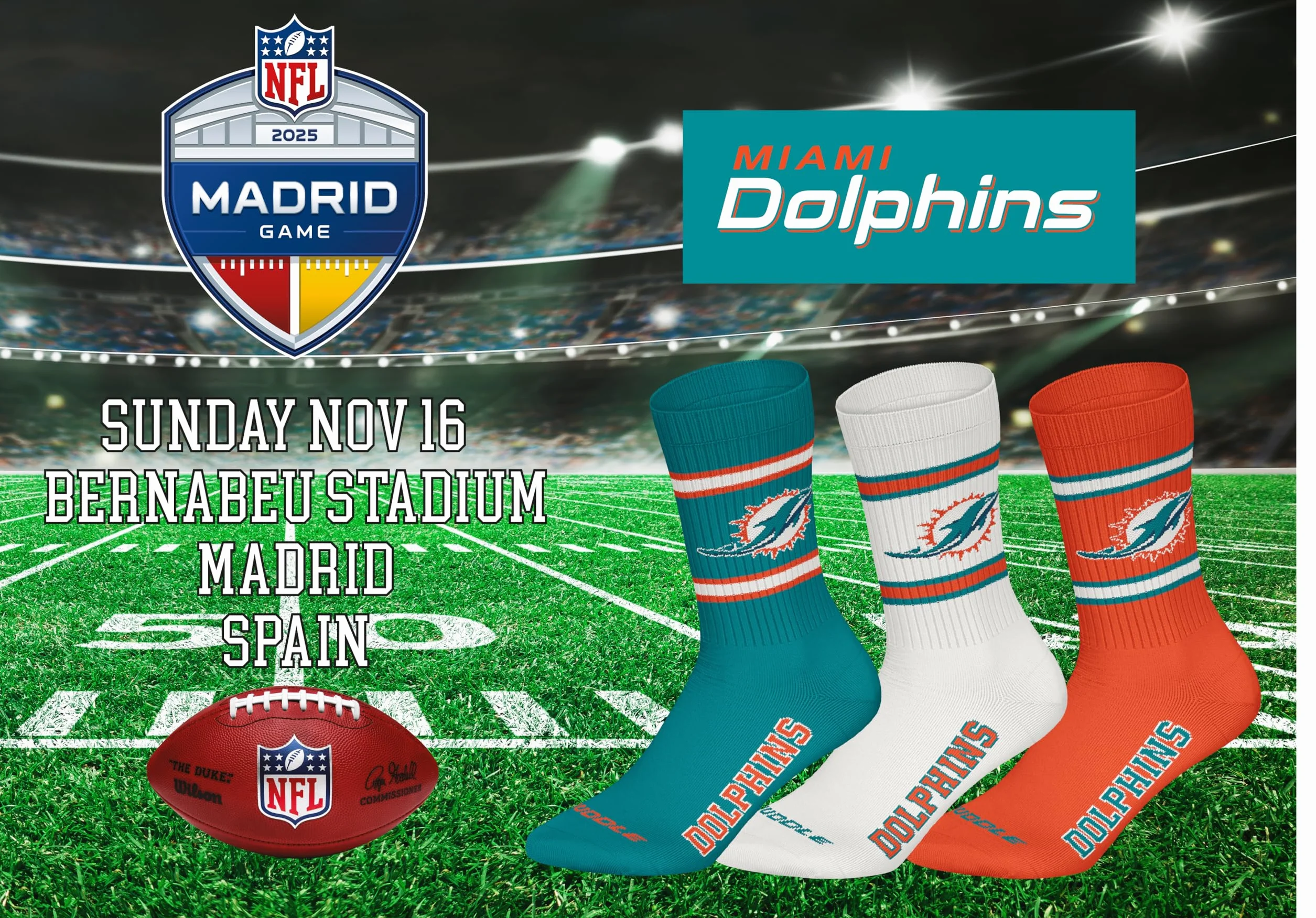 NFL Calzini Pacco da 3 Unisex-Adulto