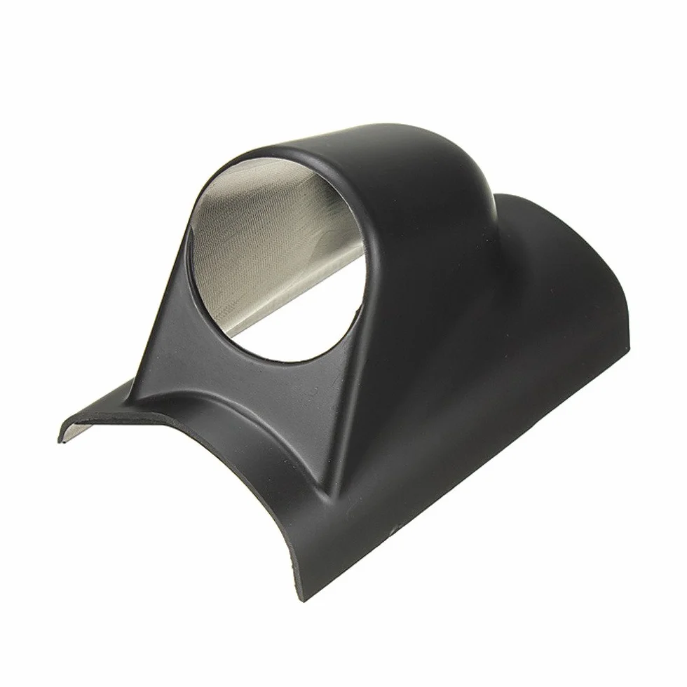 12V Auto 2" 52mm Universale Nero Singolo Foro Portacialde Calibro Porta Manometro Supporto Calibro Cruscotto Gauge Misuratore Lato